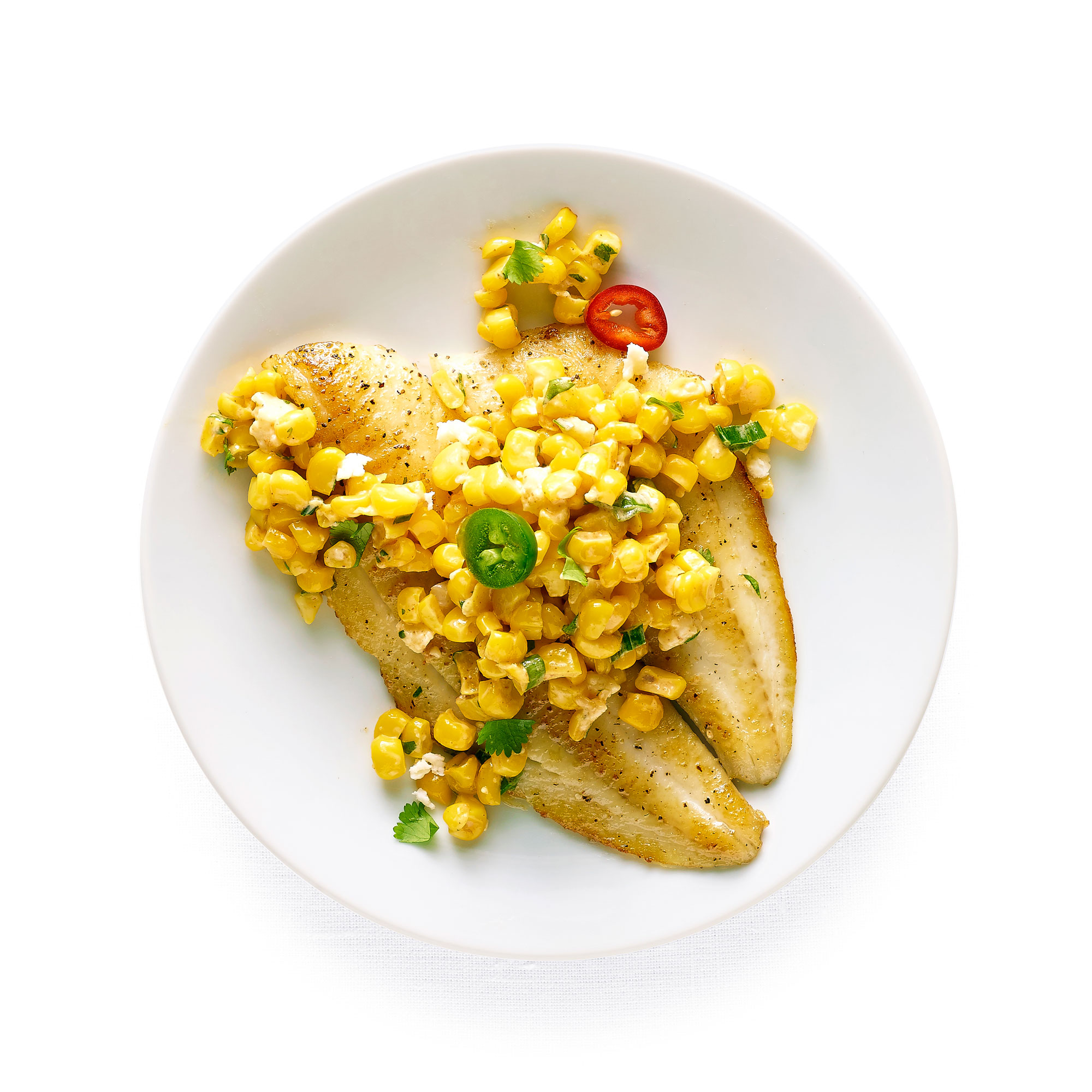 flounder-with-elote-salad