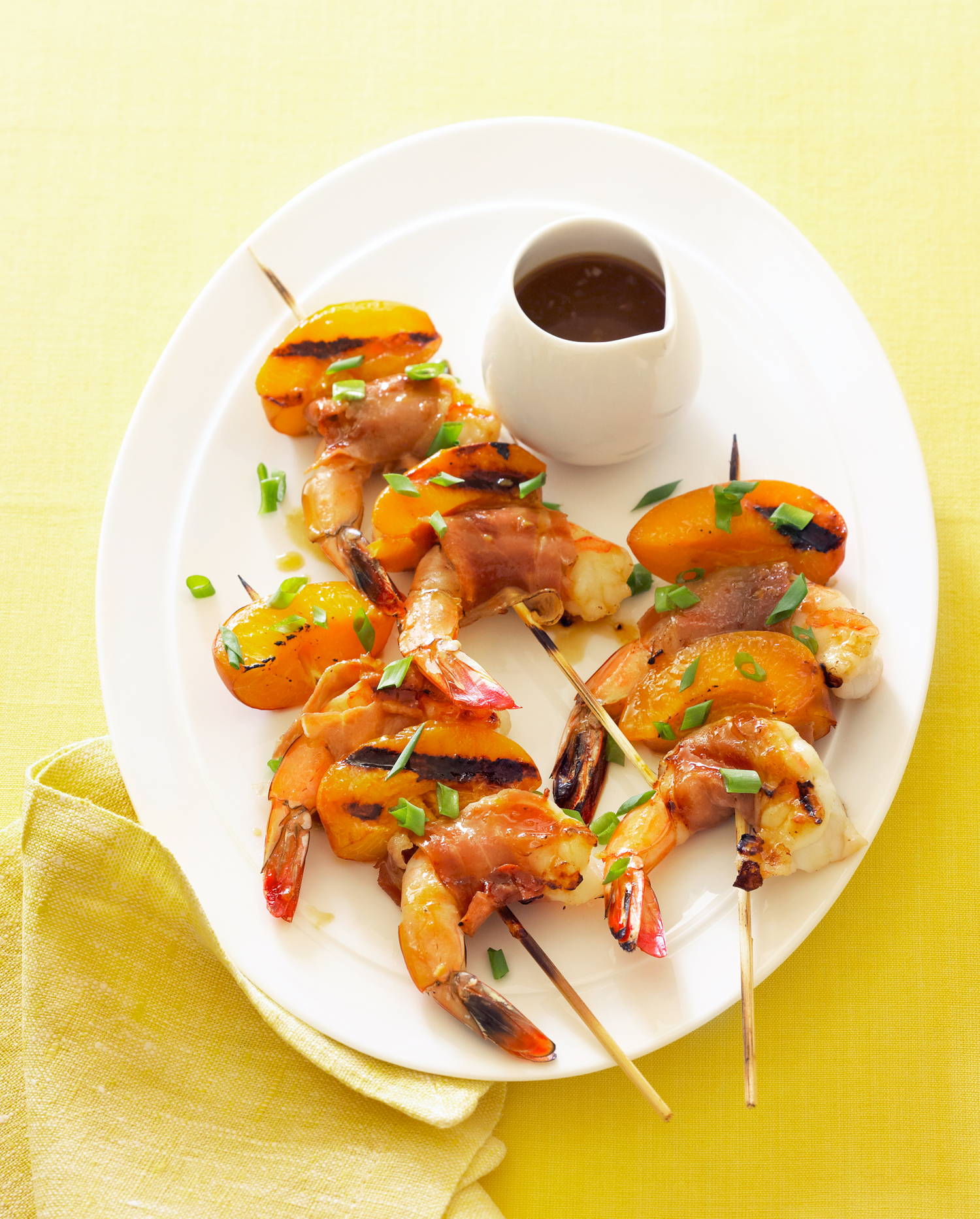 Apricot Shrimp Skewers