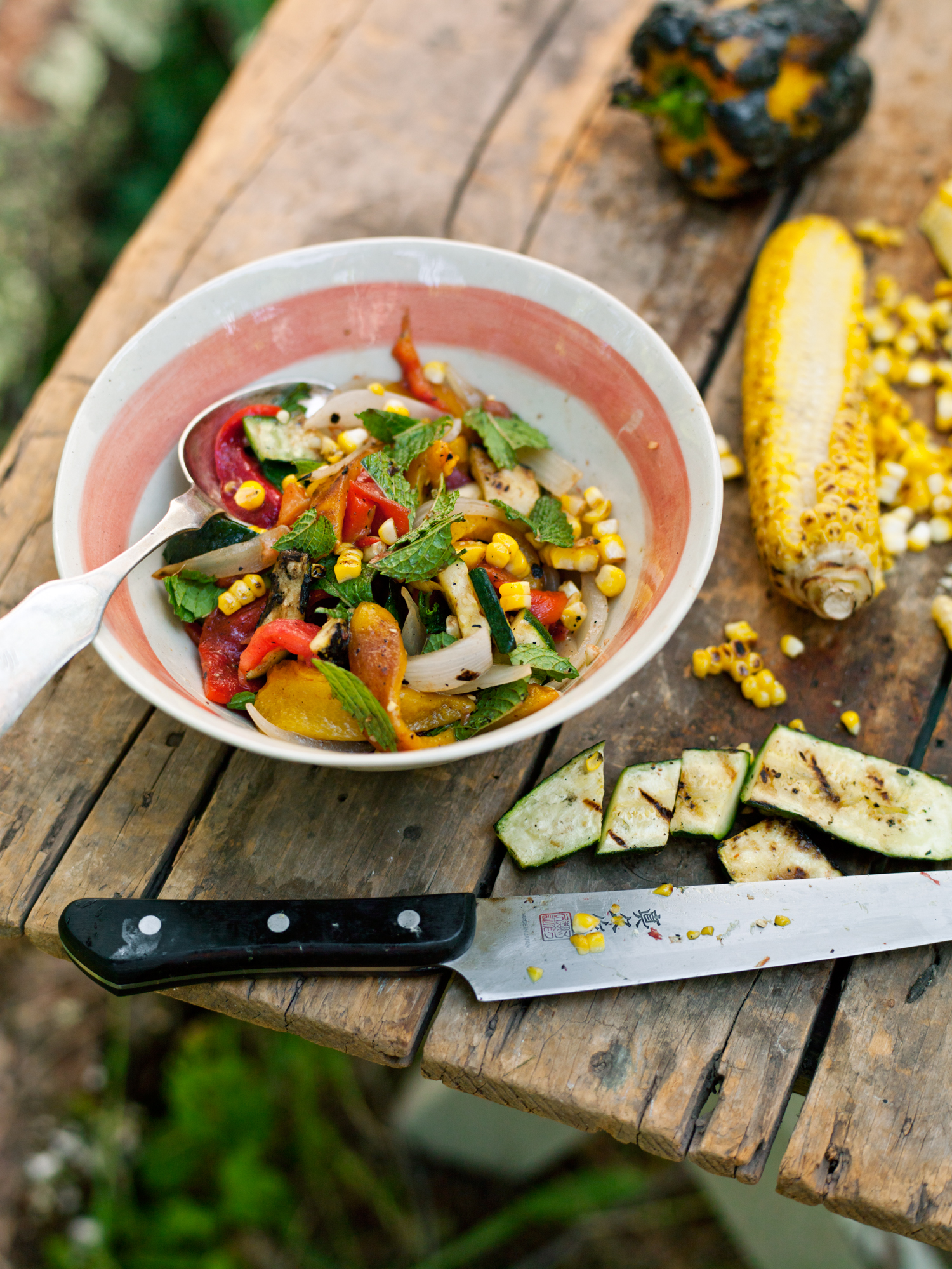Fire-Roasted Vegetable Salad