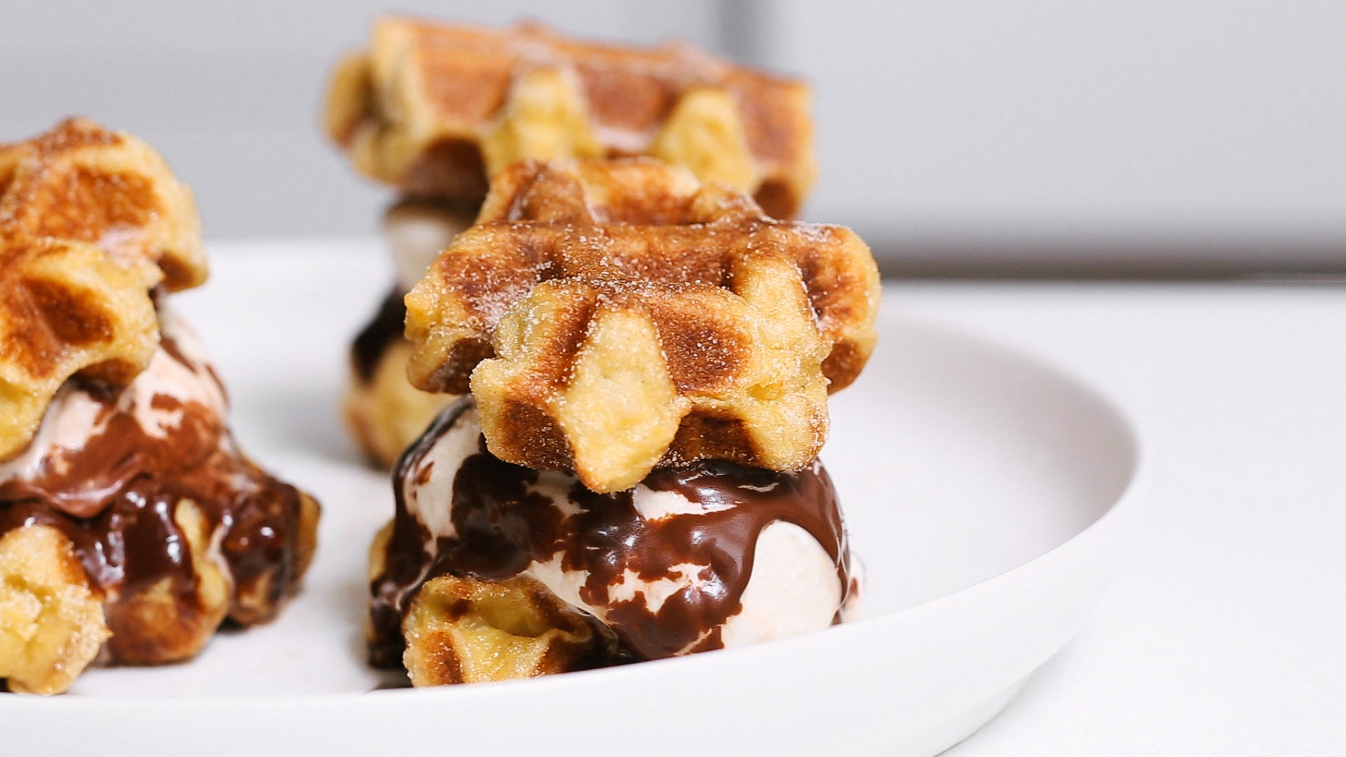 Recipe: Churro Waffle Ice Cream Sandwiches