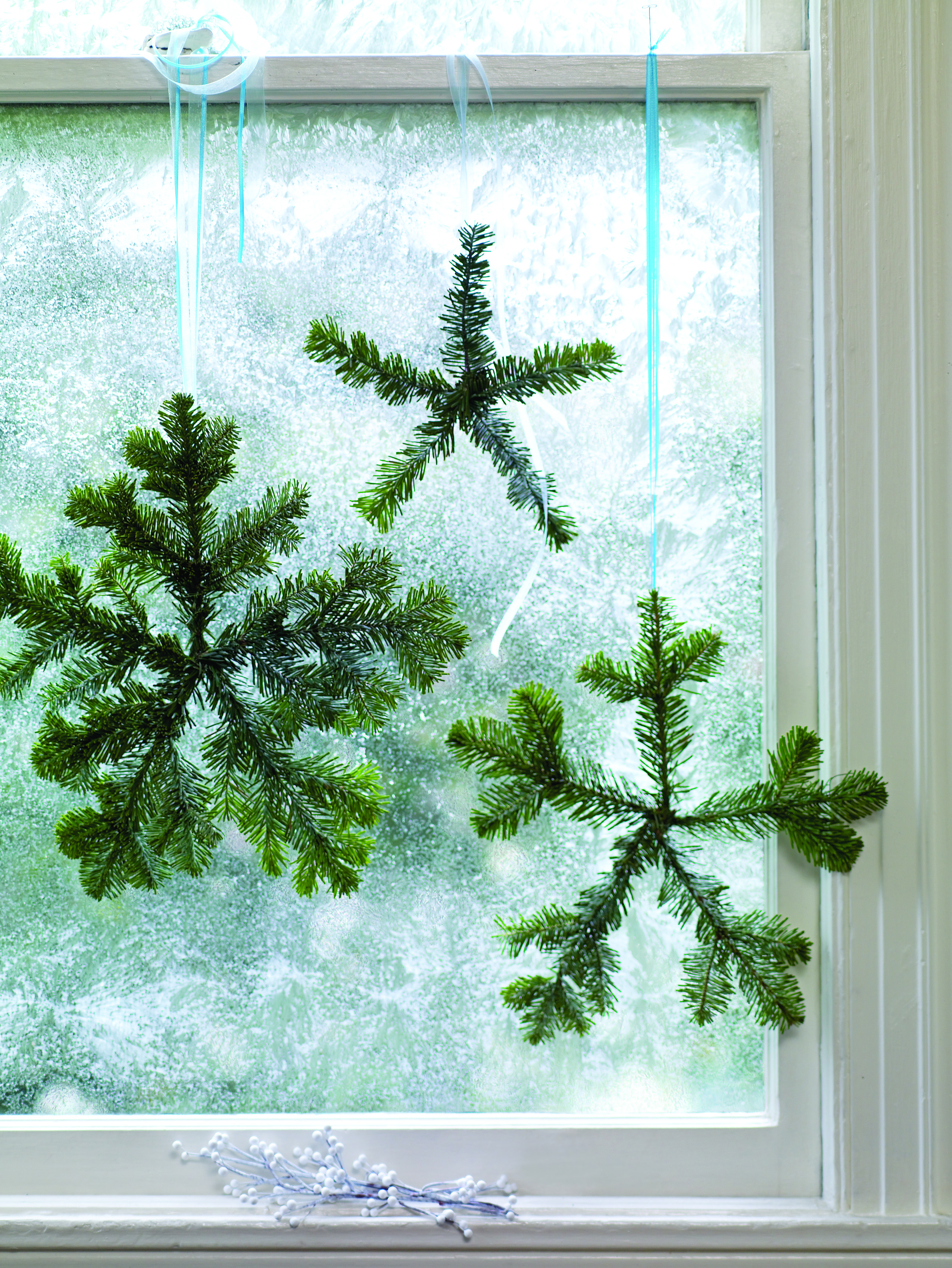 Decorate with winter greens