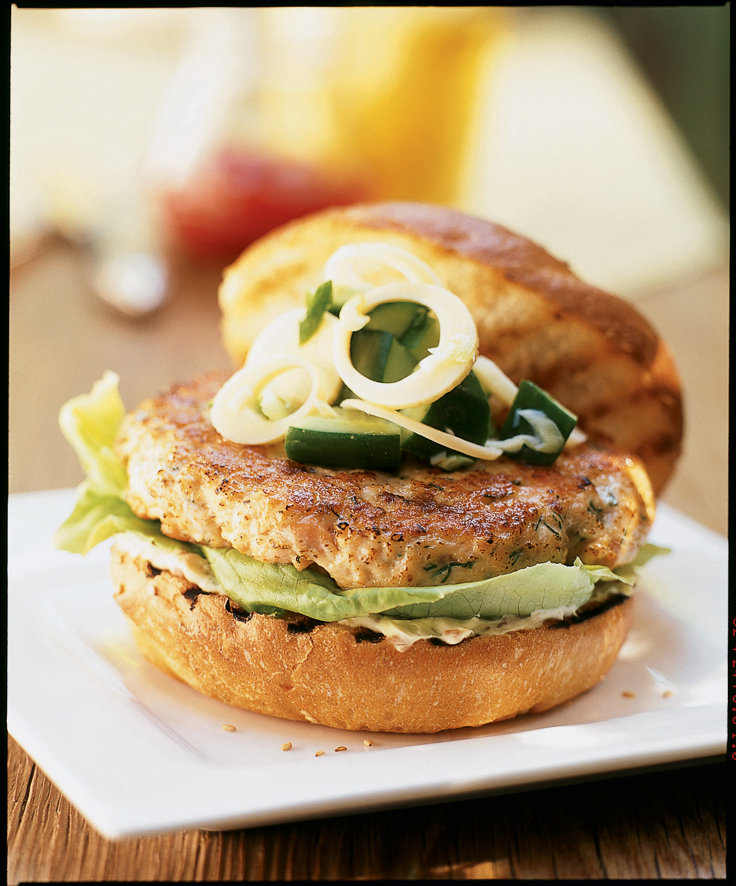 double-salmon-burgers-pinot-noir