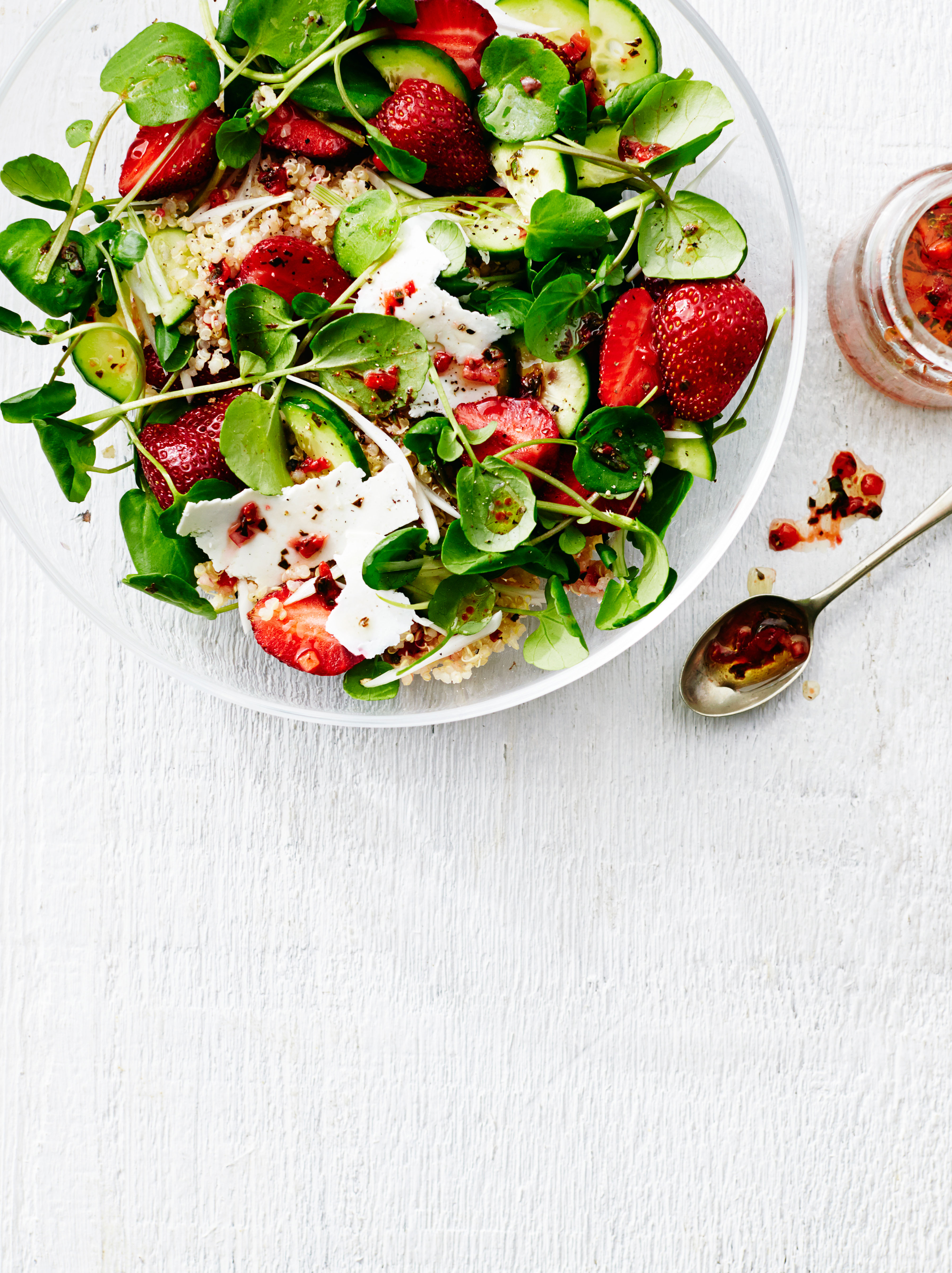 strawberry-quinoa-and-ricotta-salata-salad