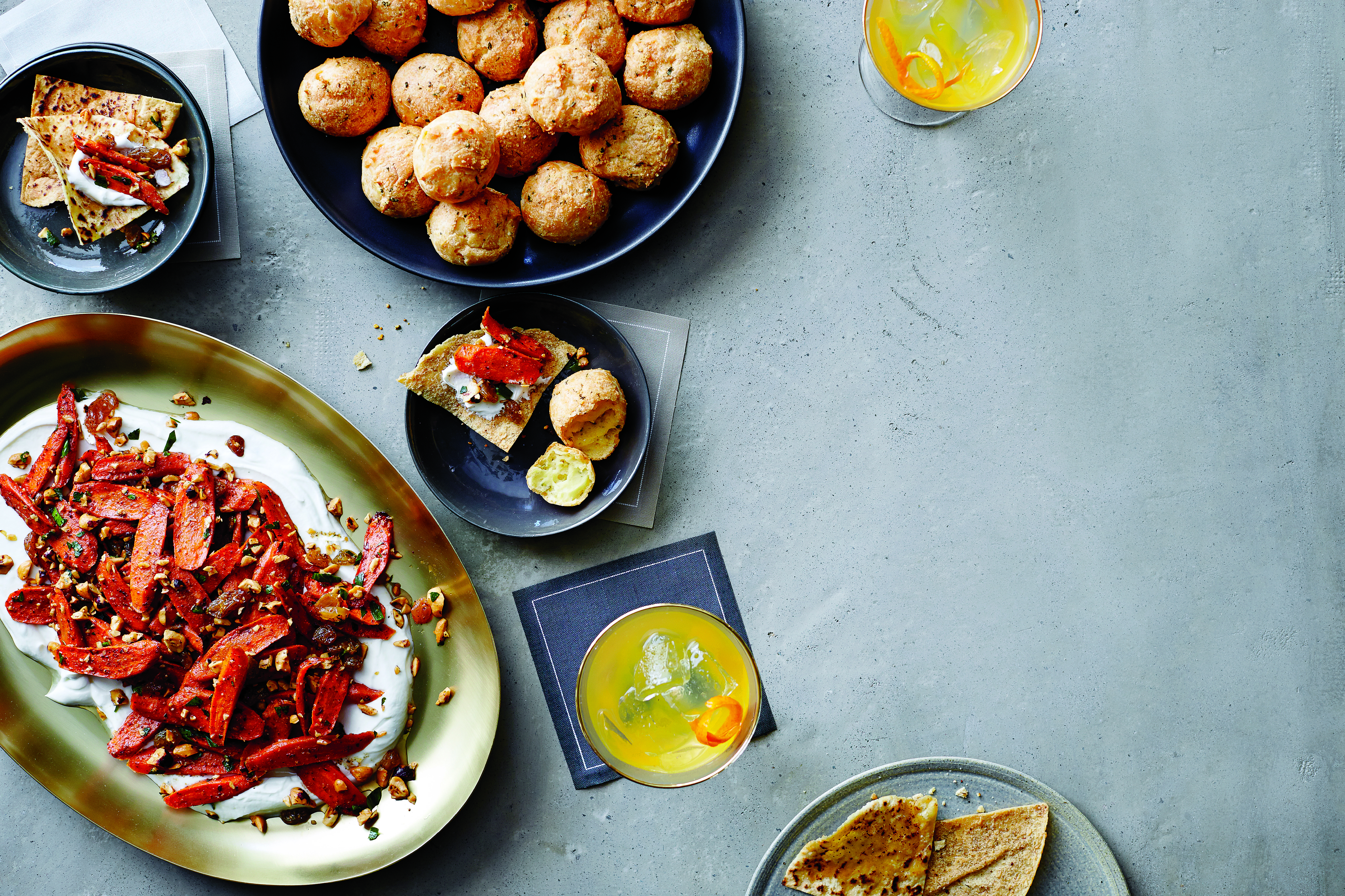 roasted-carrot-platter