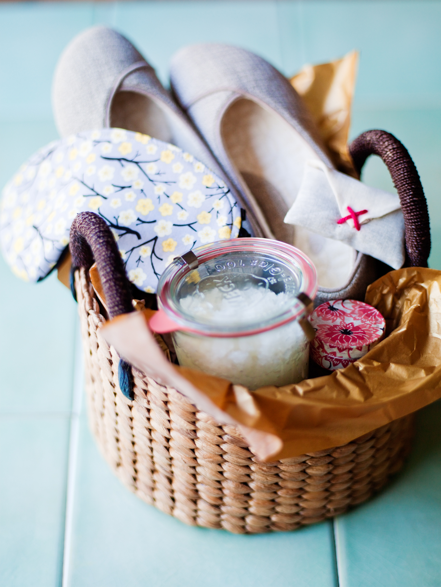 homemade spa gift baskets