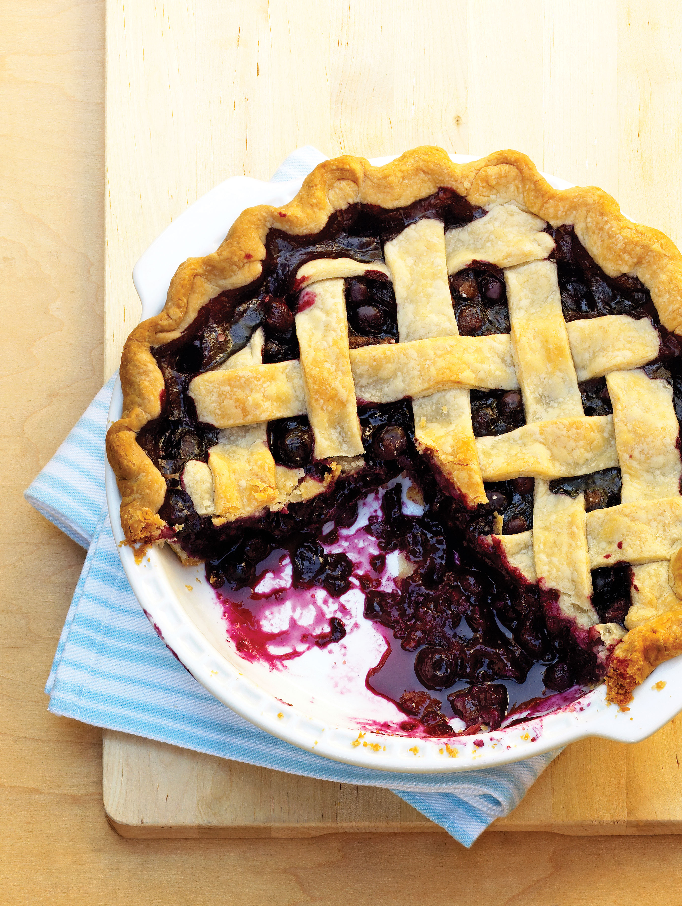 Spiced Blueberry Pie