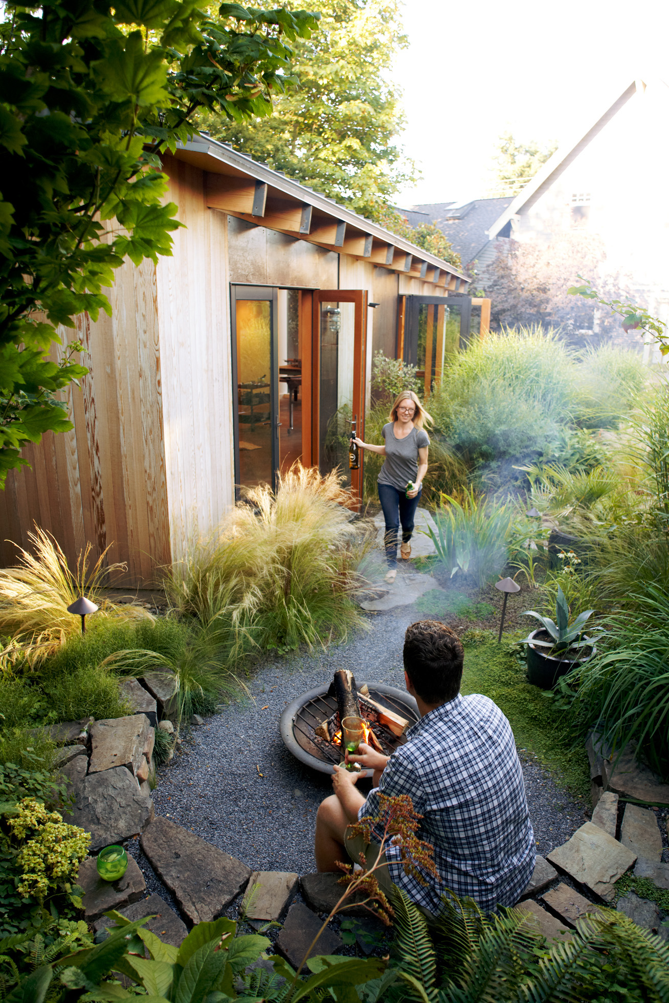 A Seattle artist transforms her backyard into a spot to 