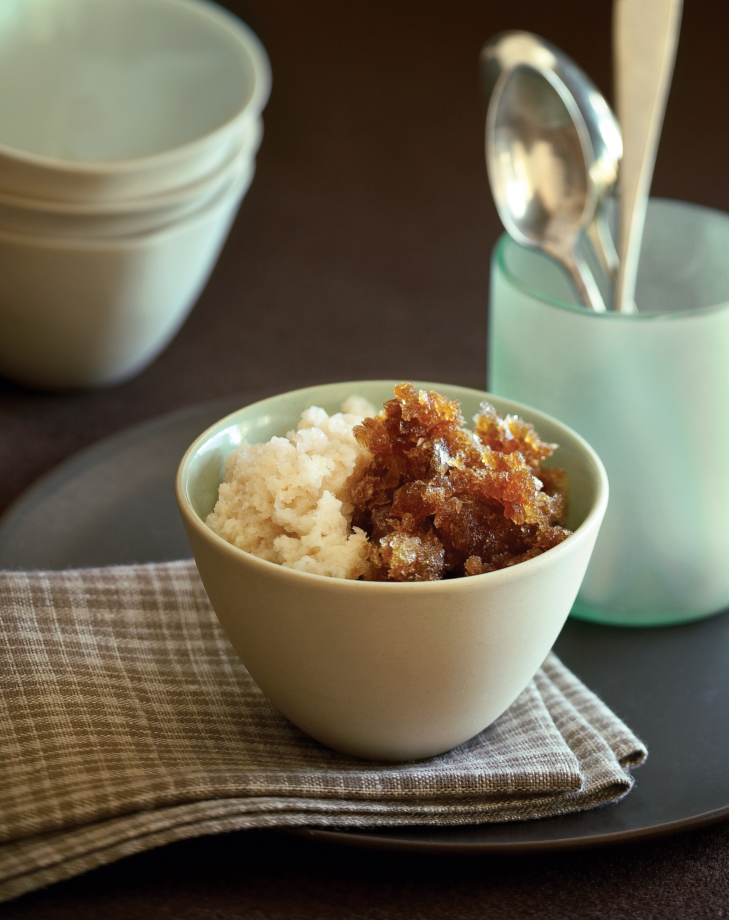 Healthy desserts: Coffee and Almond Milk Granita (0113)