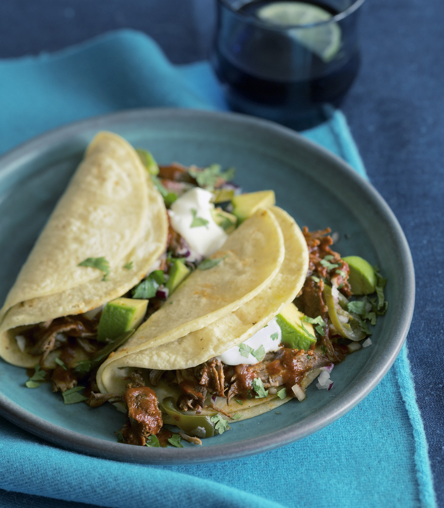 Cola Shredded Beef Tacos