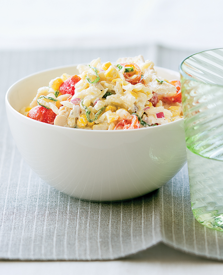 chicken-corn-and-tomato-pasta-salad