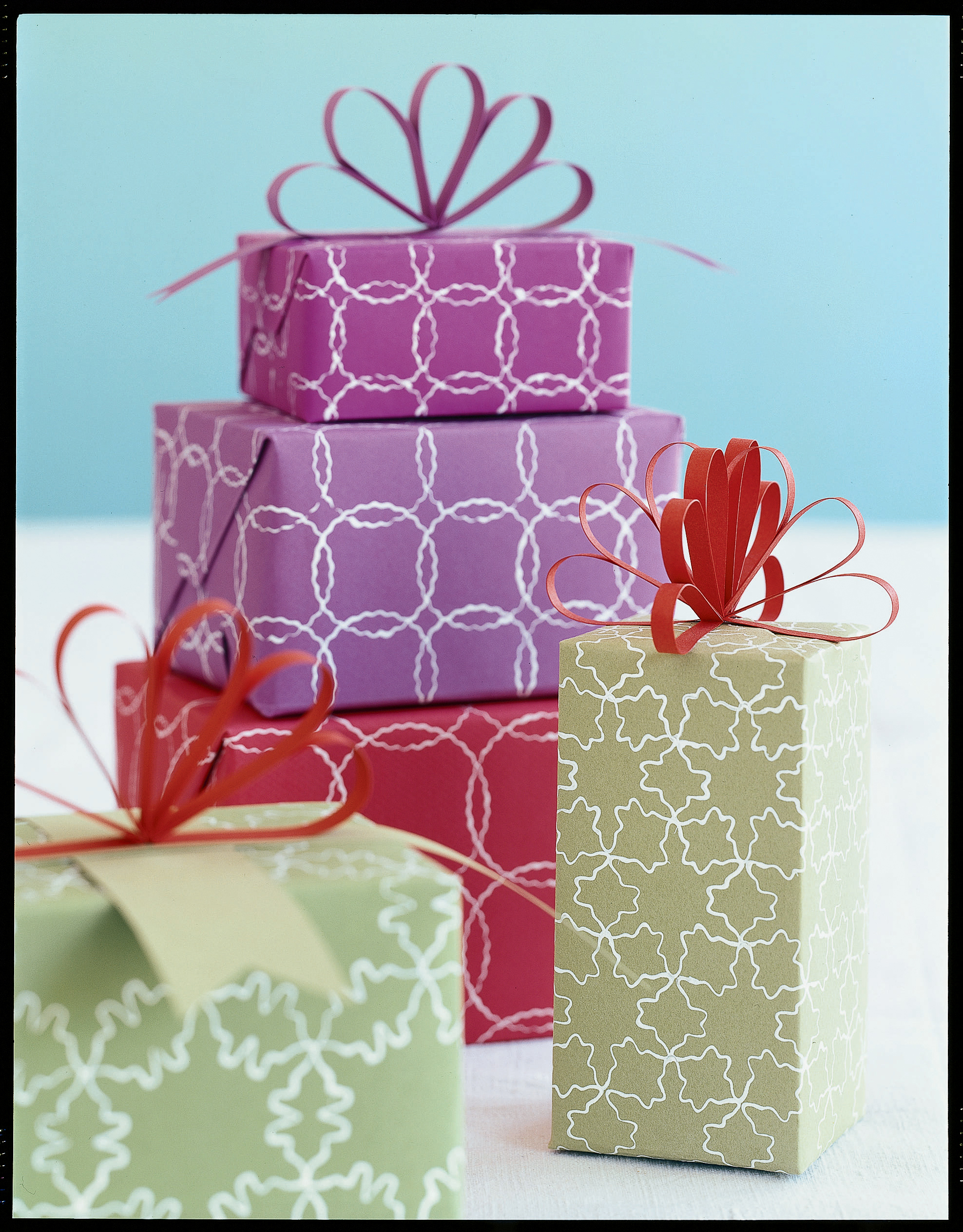 Patterned gift wrap
