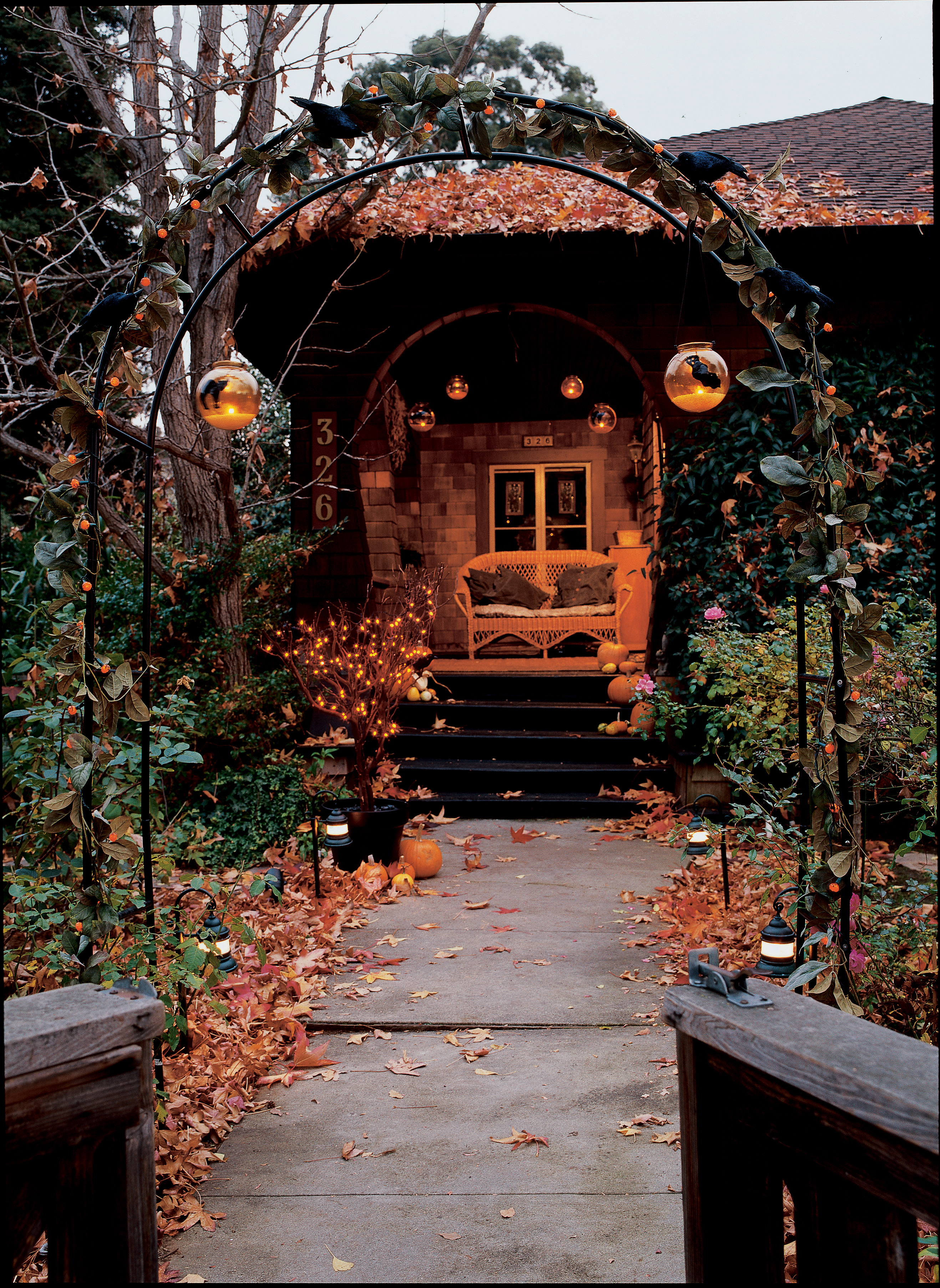 Give your entry a cheerfully spooky look