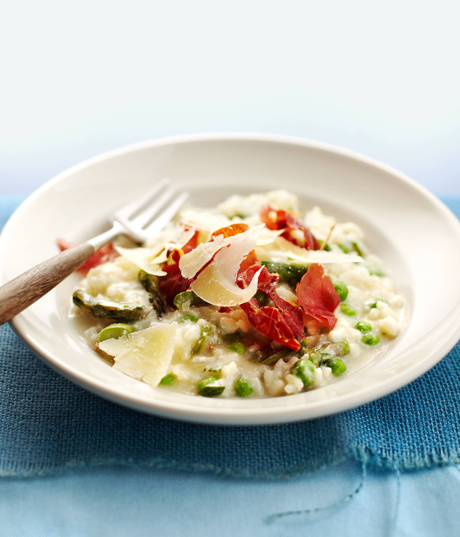 lemon-ricotta-risotto-with-asparagus-peas-and-prosciutto