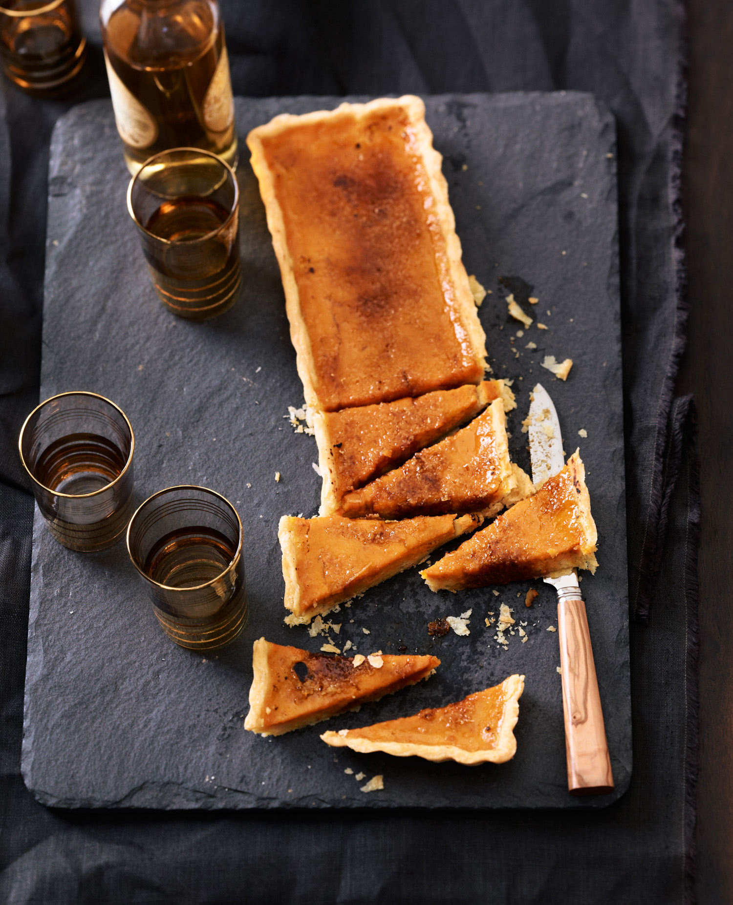 Eggy desserts: Pumpkin Brûlée Tart (0415)