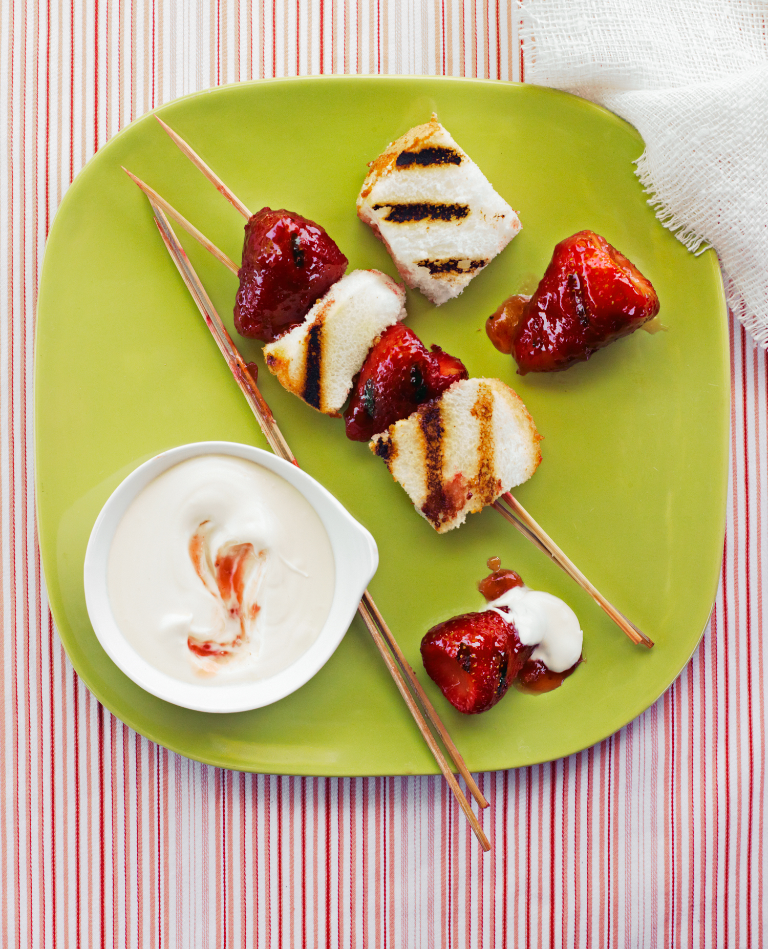 July 4 party: Grilled Strawberry Shortcake Kebabs (0711)