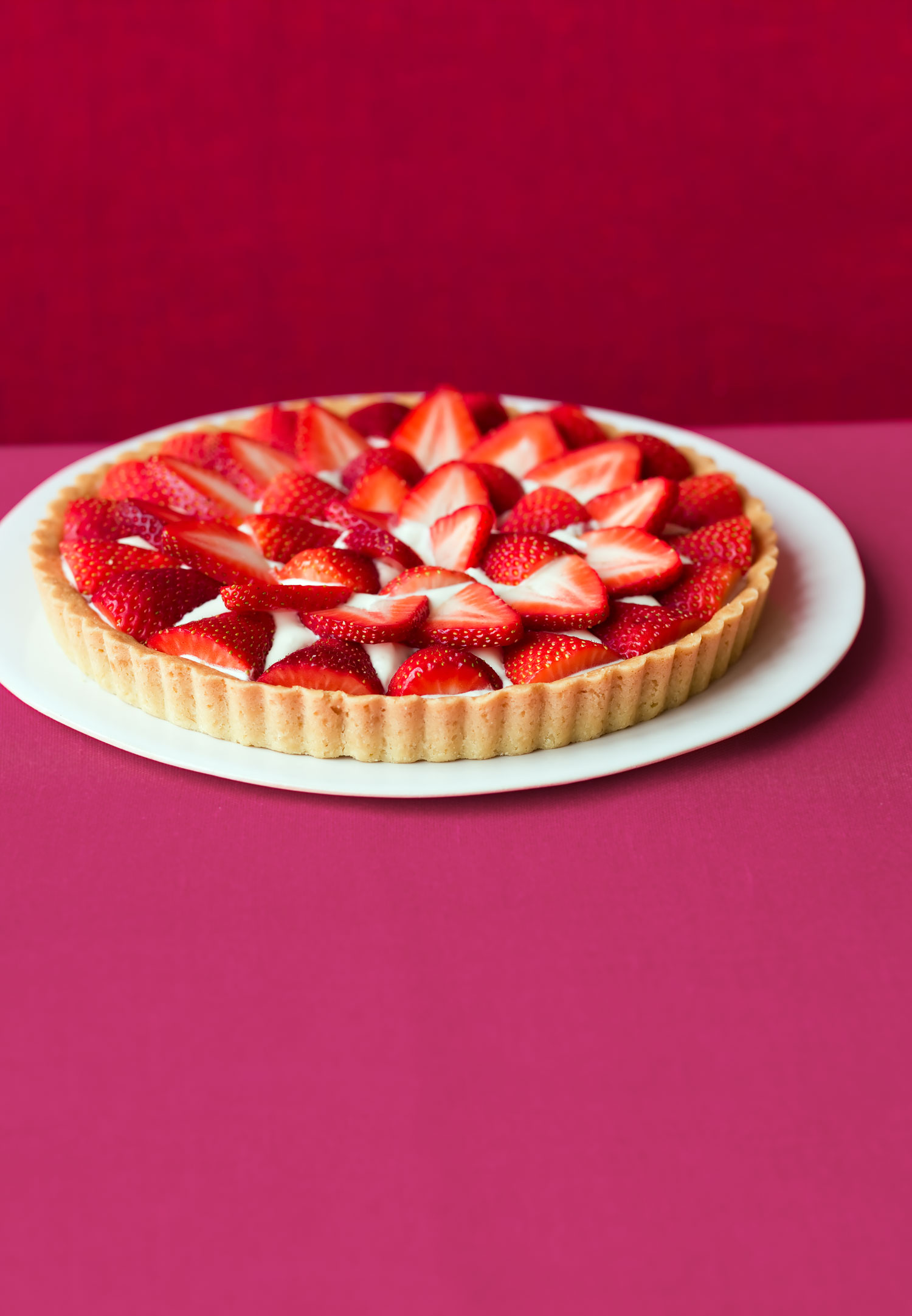 Brown Sugar Strawberry Tart