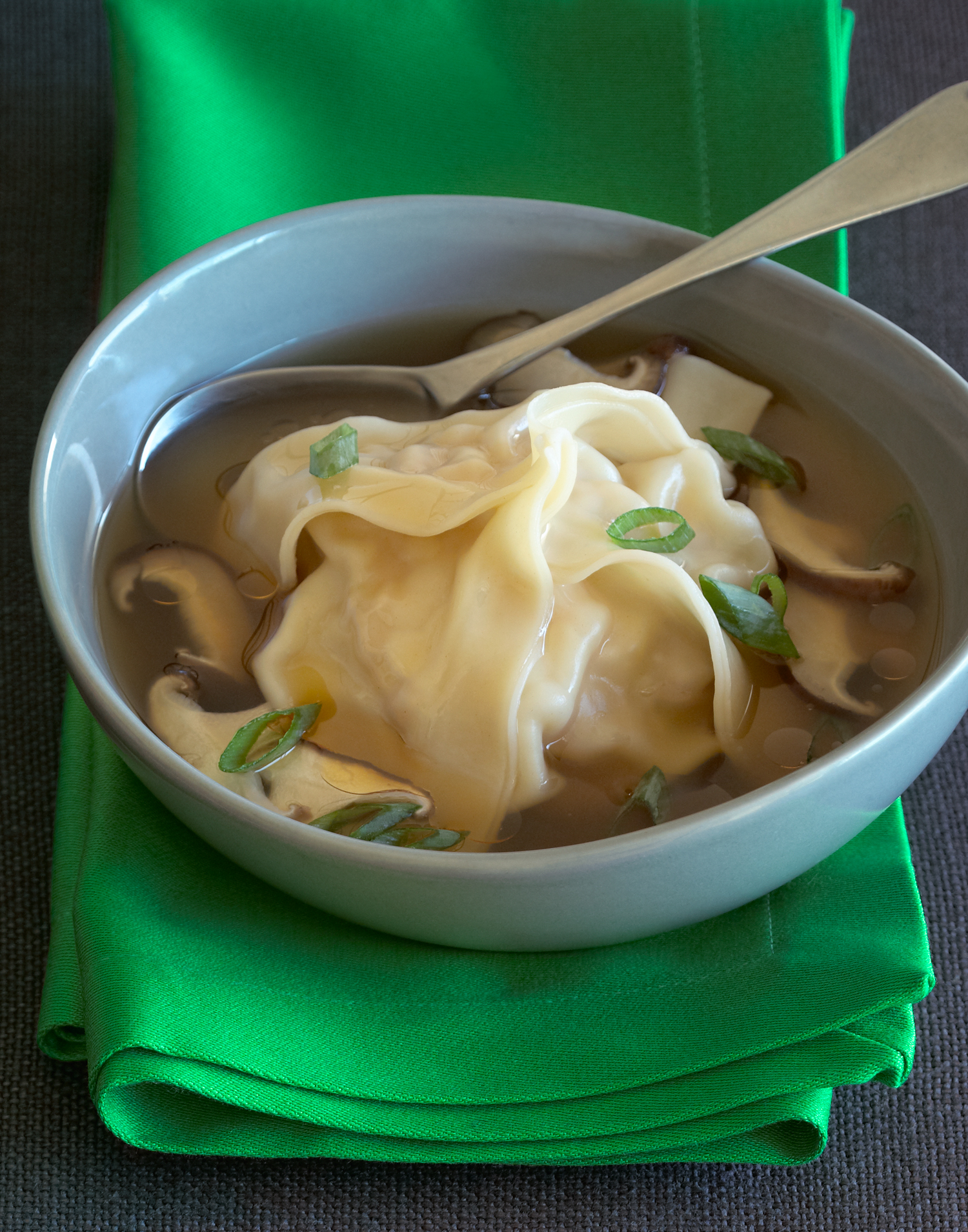 F&F winter: Chicken and Shrimp Dumplings in Shiitake Broth (1210)
