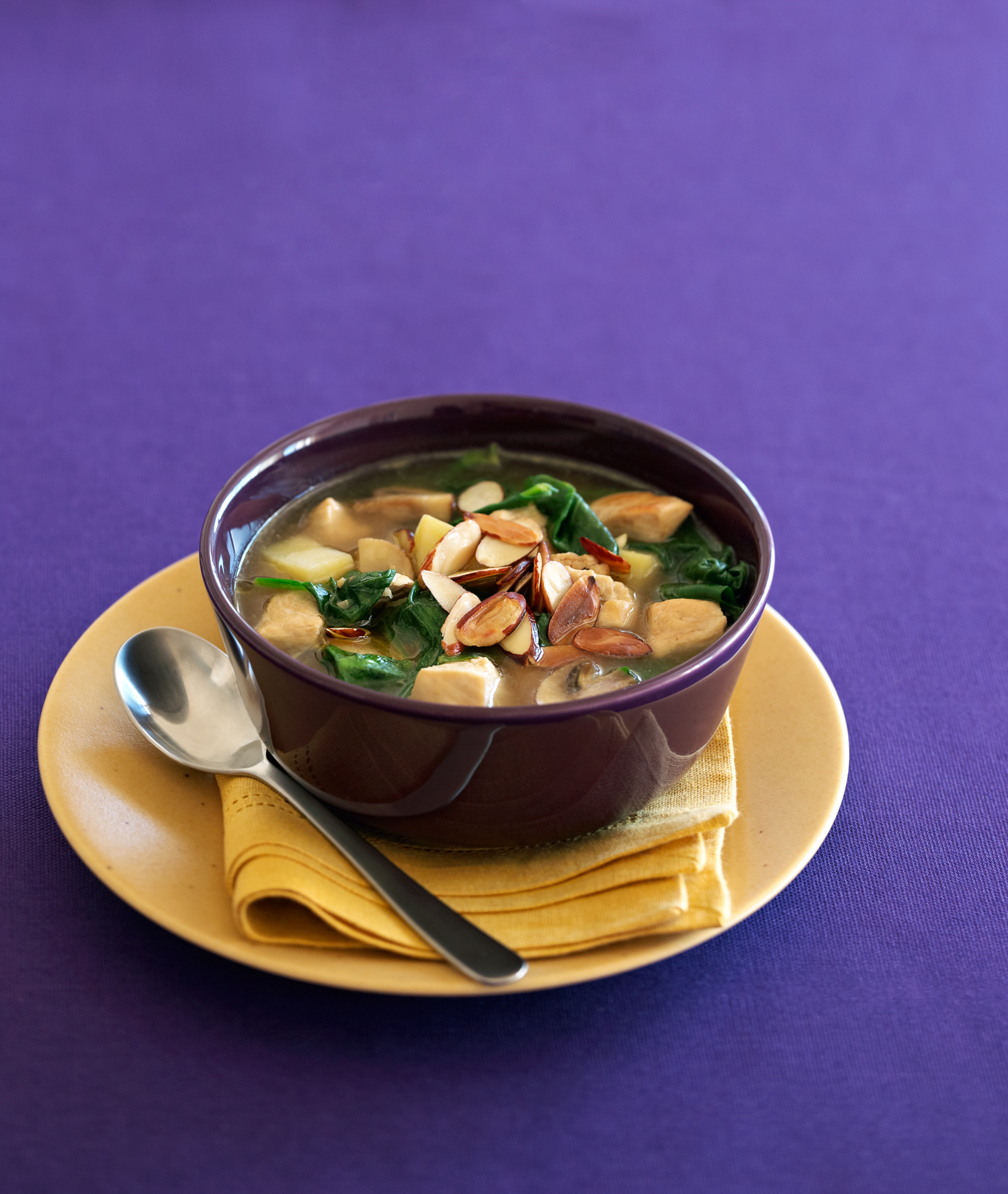 chicken-soup-with-saffron-and-almonds