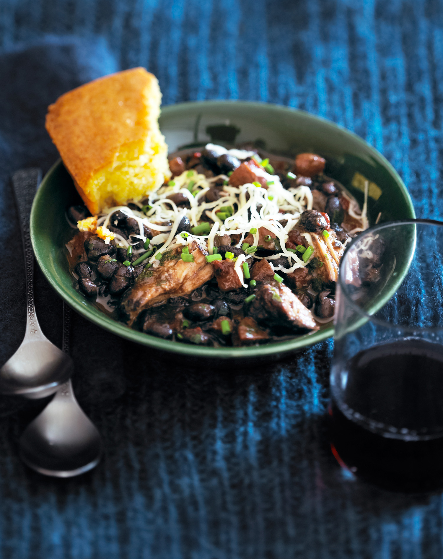 whiskey-and-triple-pork-black-bean-chili
