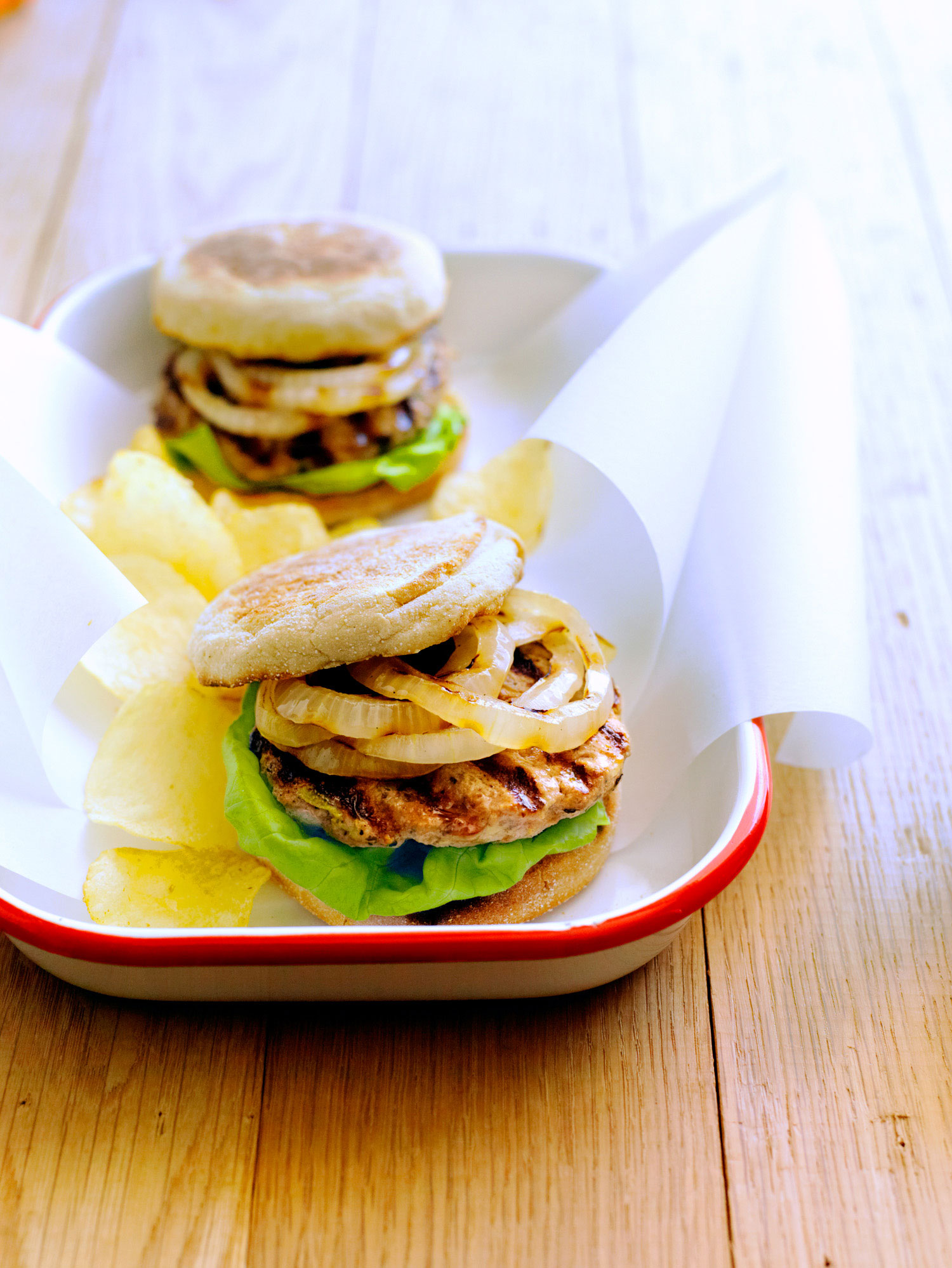 Grilled Turkey and Zucchini Burgers