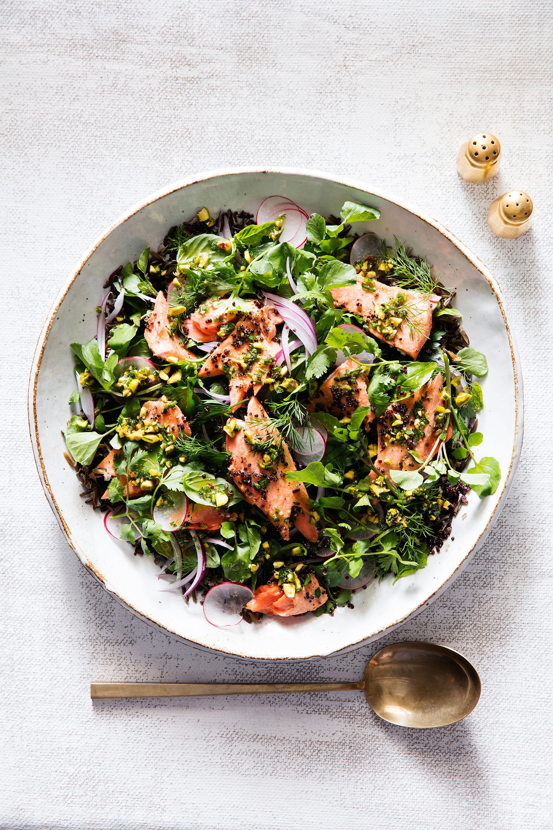 salmon-and-grains-salad-with-pistachio-salsa-verde