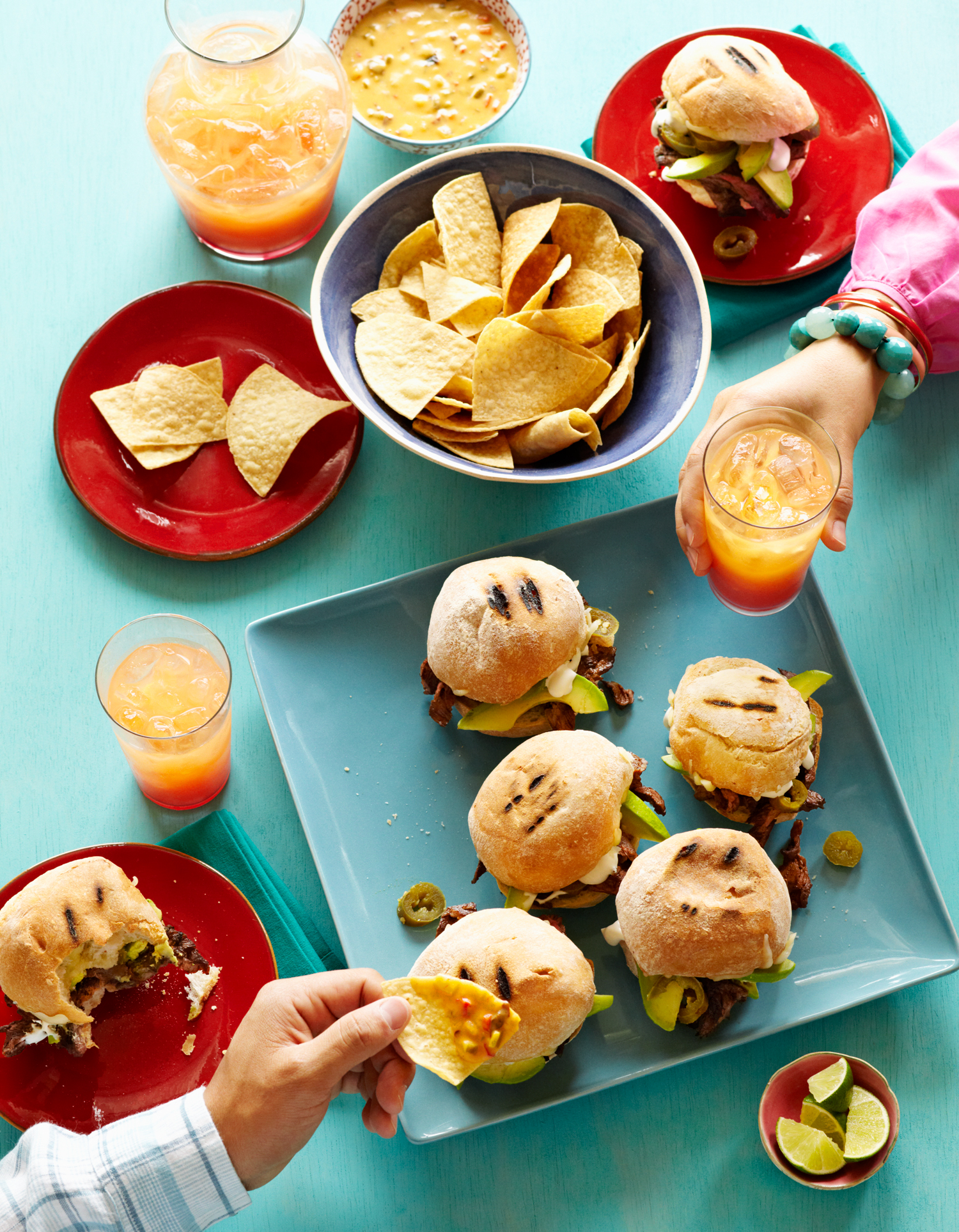 Mexican Dinner Party Menu - Tasty Mexican Finger Foods Sunset Magazine - Get your mexican party printable pack and grab some recipes to get the party rolling!