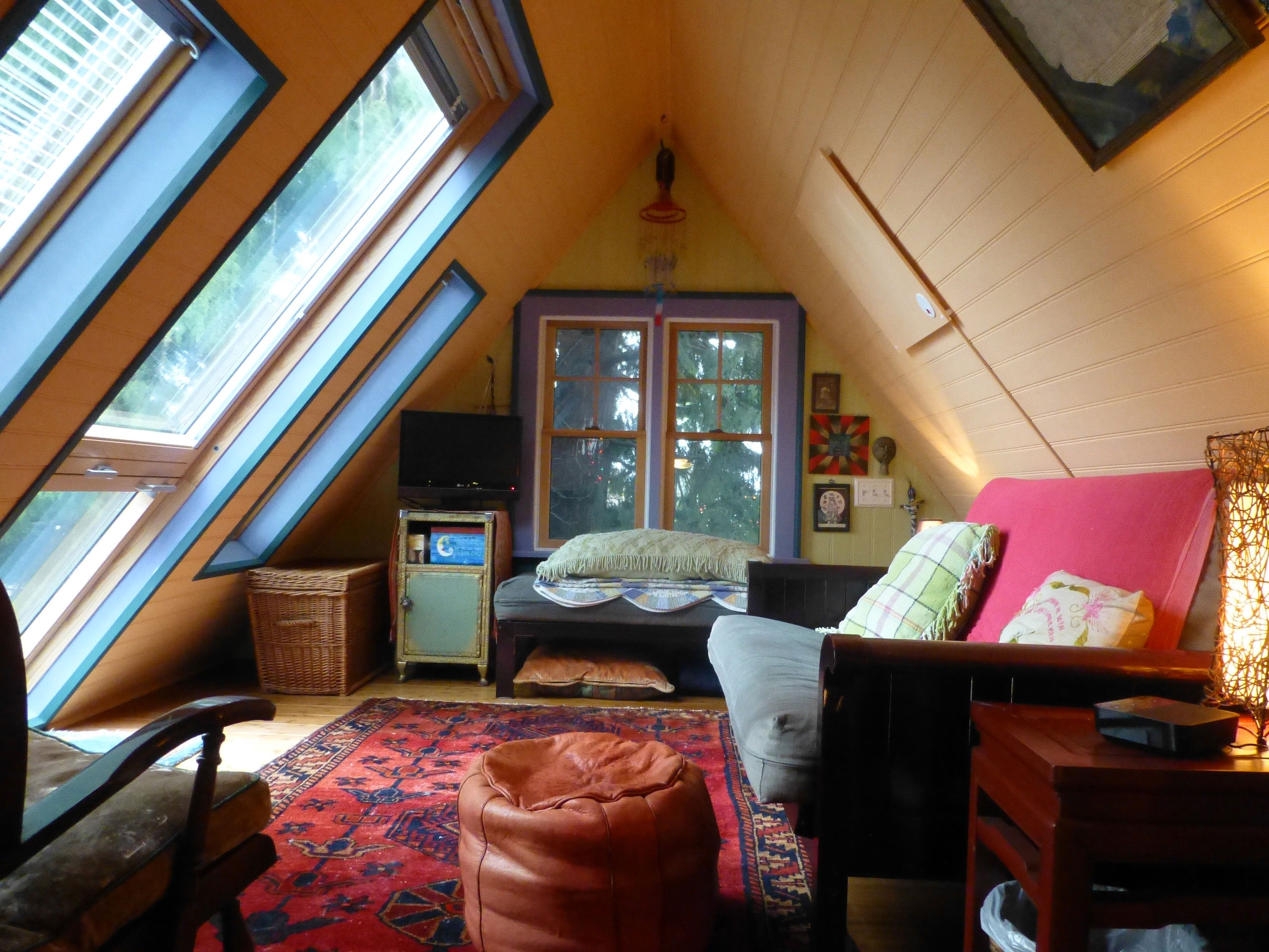 attic-turned-getaway