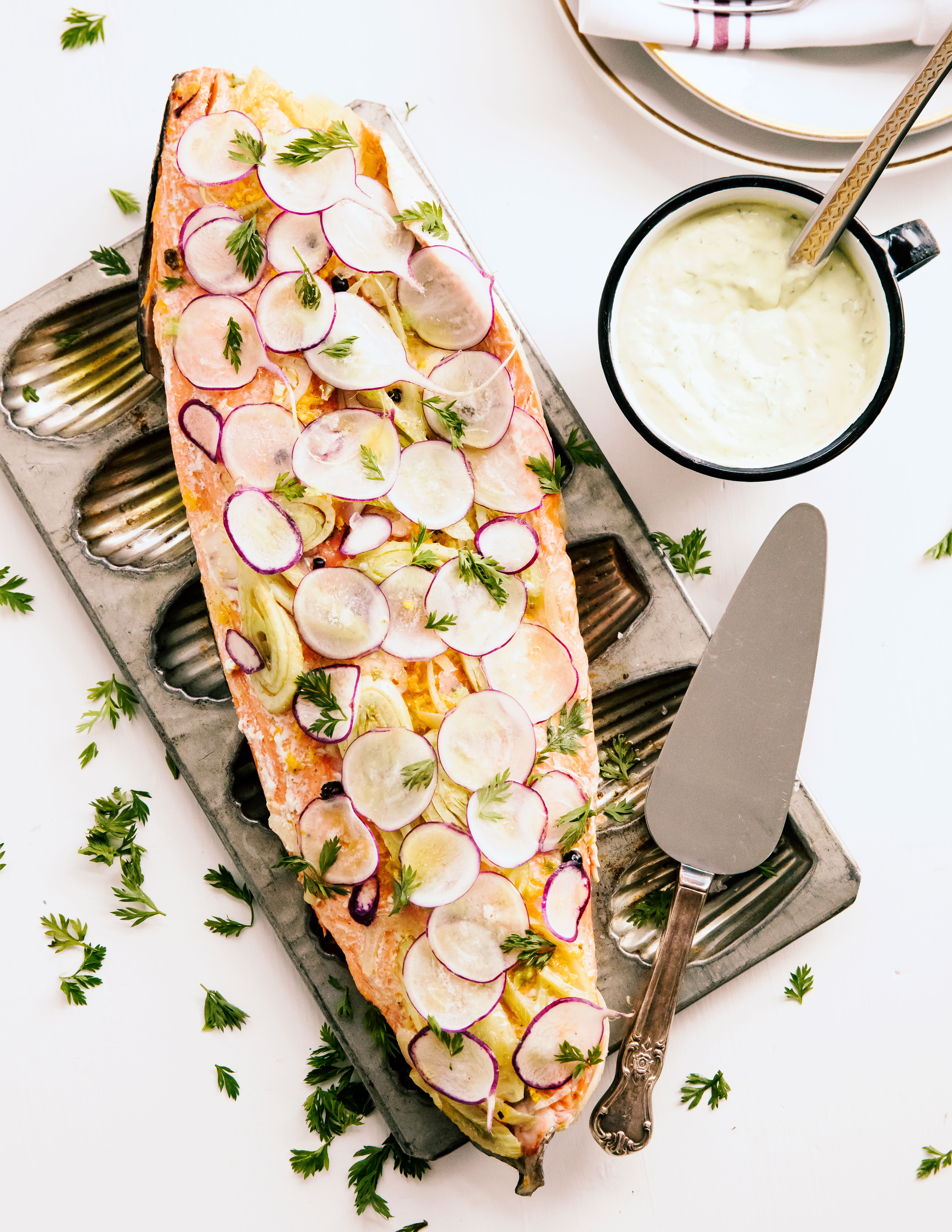 poached-orange-fennel-salmon-with-dill-creme
