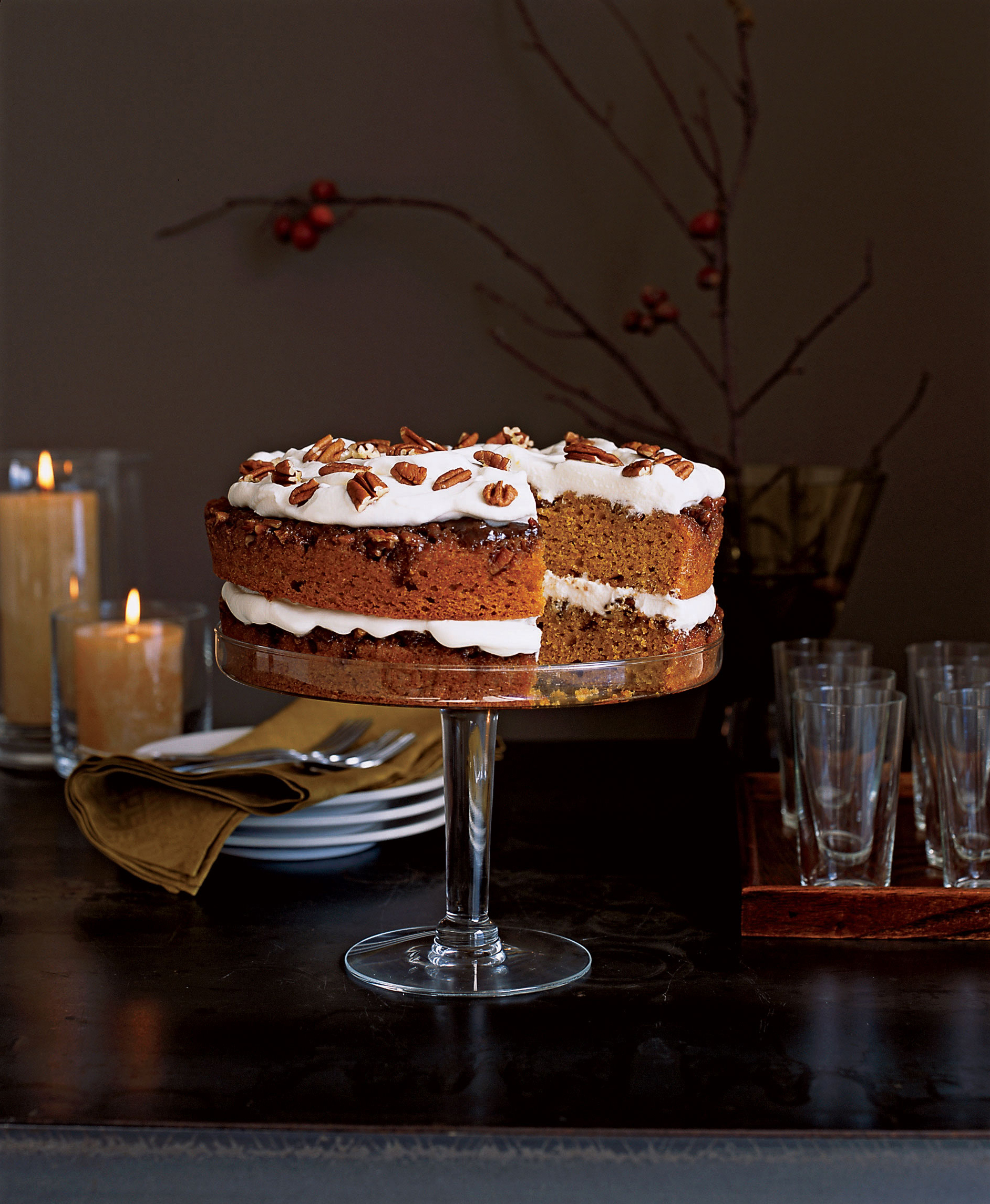 Praline Pumpkin Torte