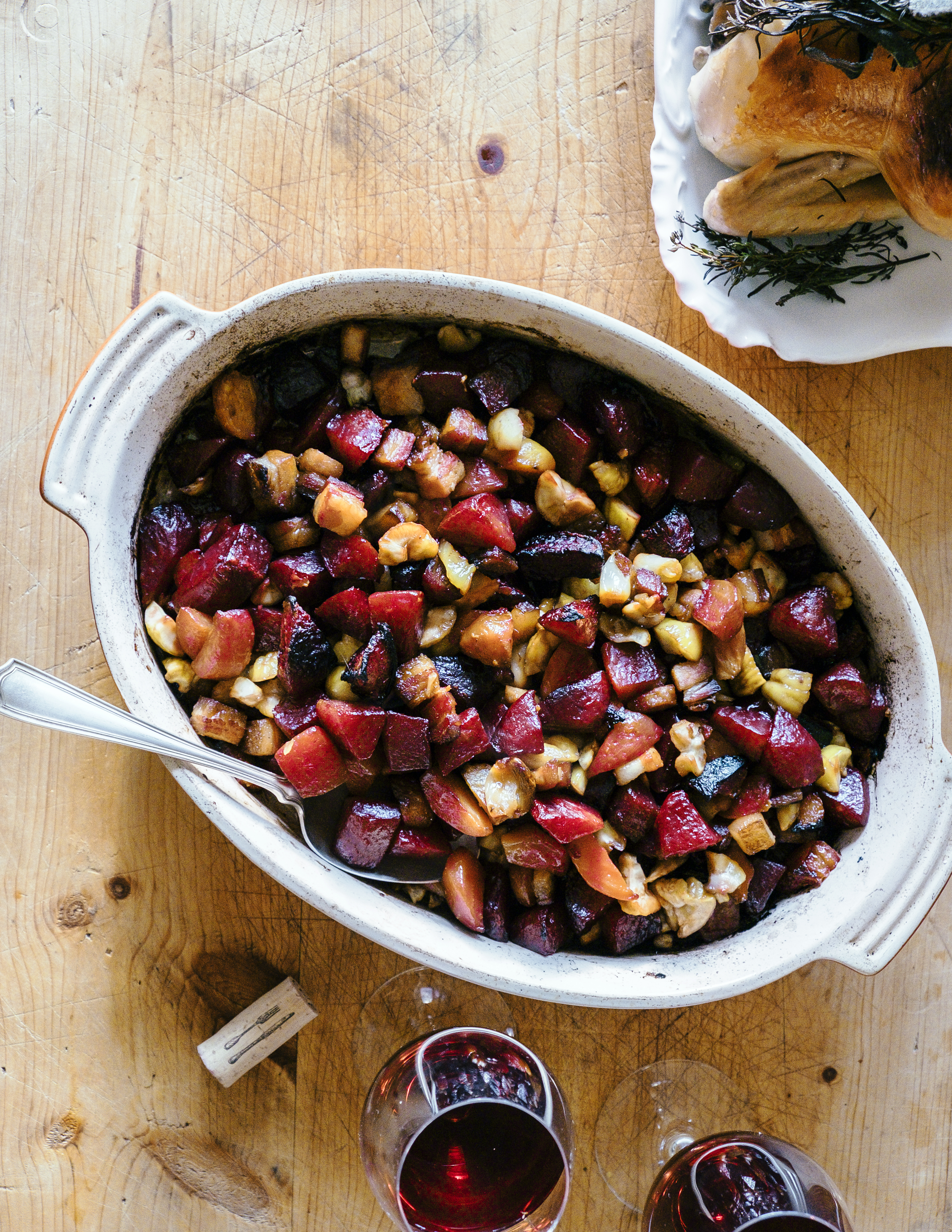 roasted-beets-with-bacon-garlic-and-chestnuts