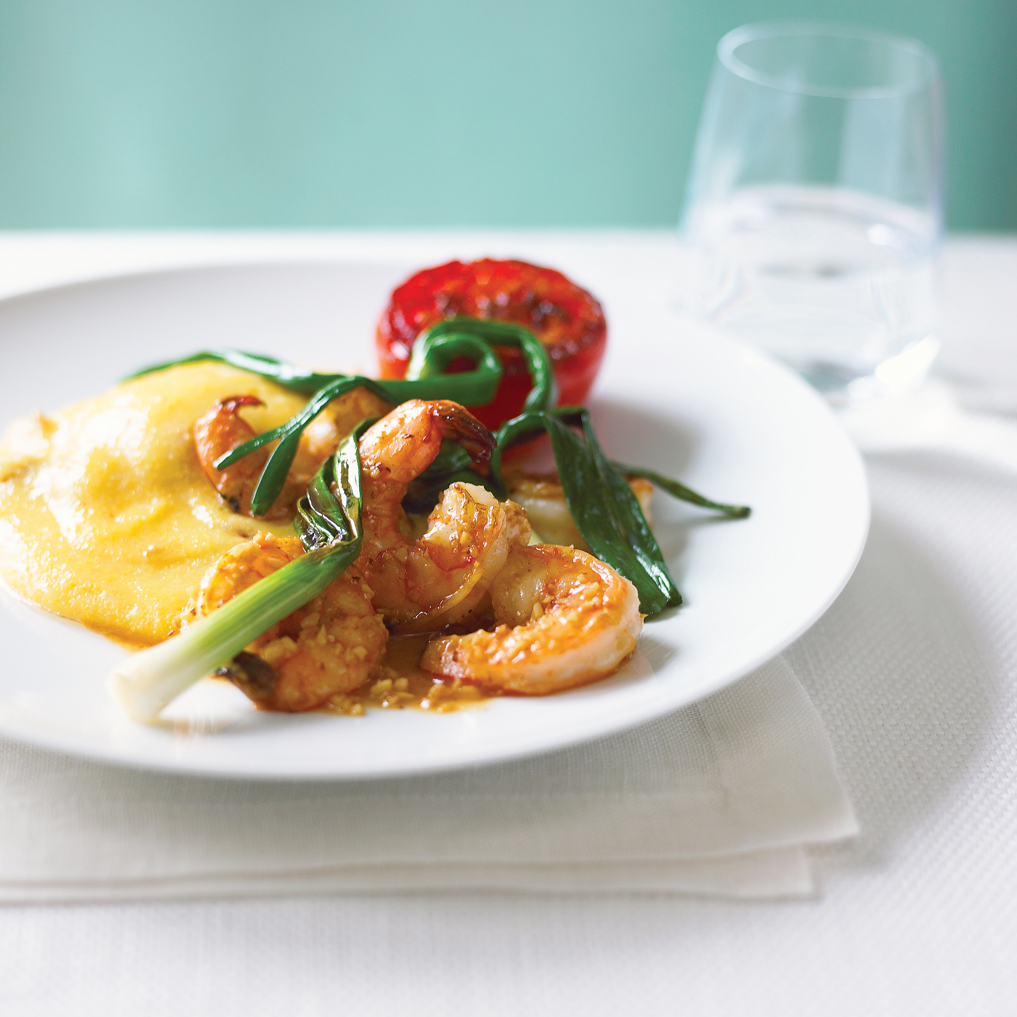 shrimp-with-bacon-cheese-polenta