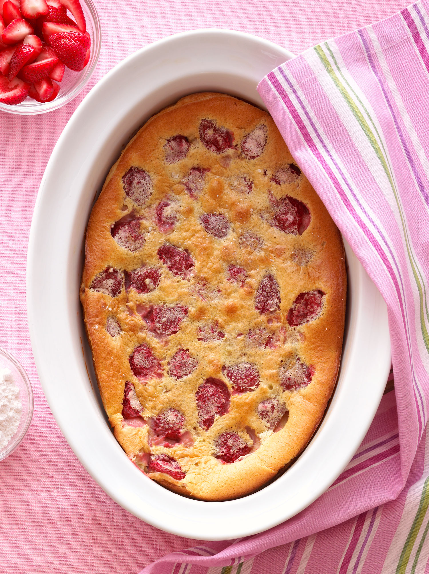 strawberry-clafouti