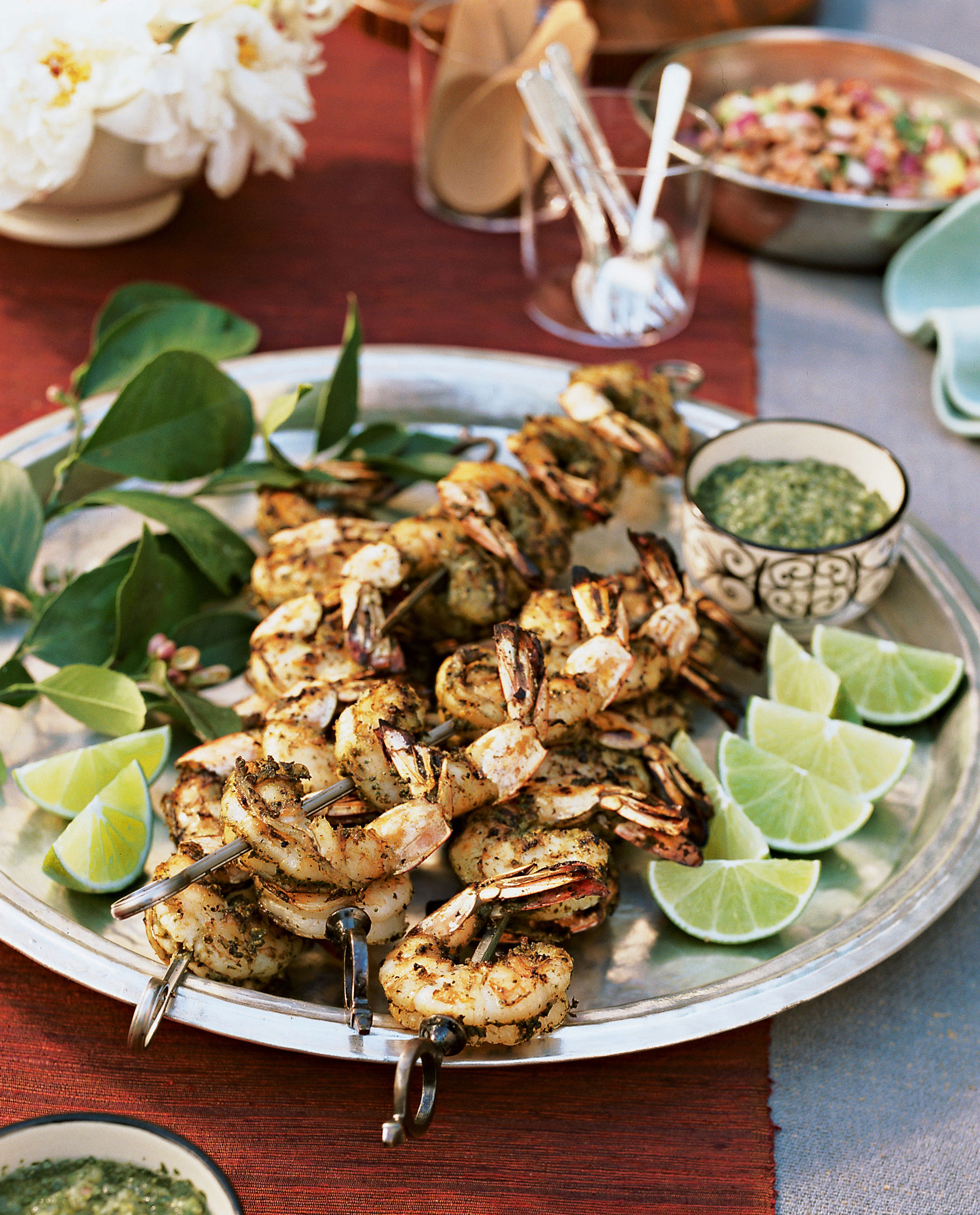 F&F Indian: Tandoori Shrimp in Green Marinade (0712)