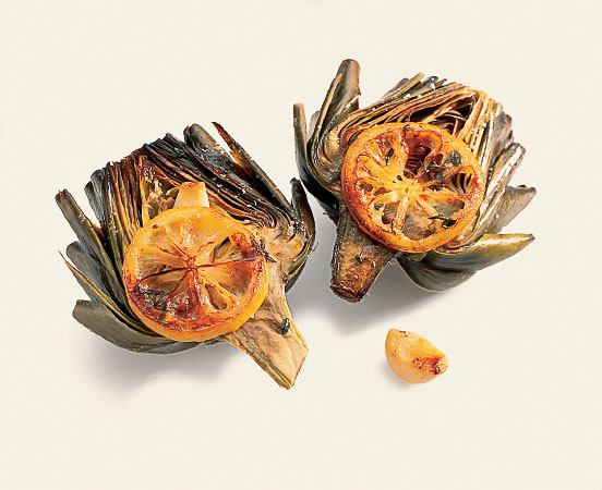 Roasting Artichokes