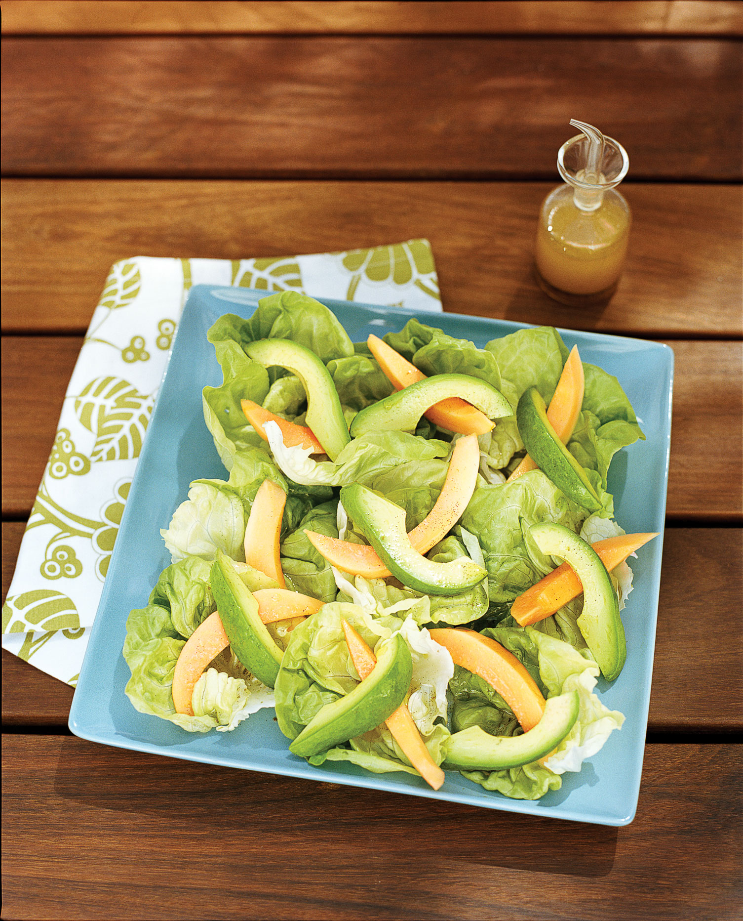 papaya-and-avocado-salads-with-hawaiian-vanilla-vinaigrette