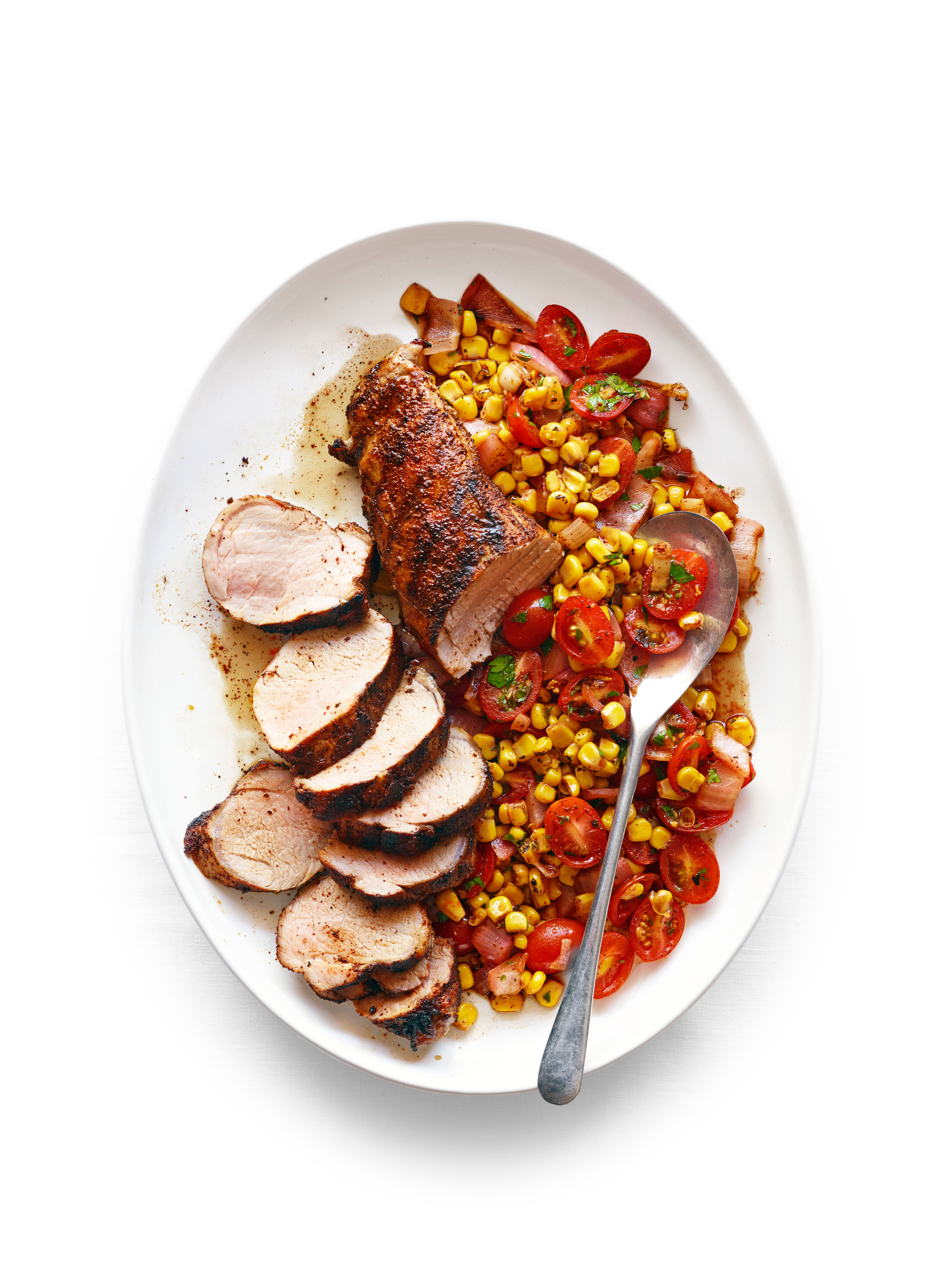 chile-pork-tenderloin-with-charred-corn-salad