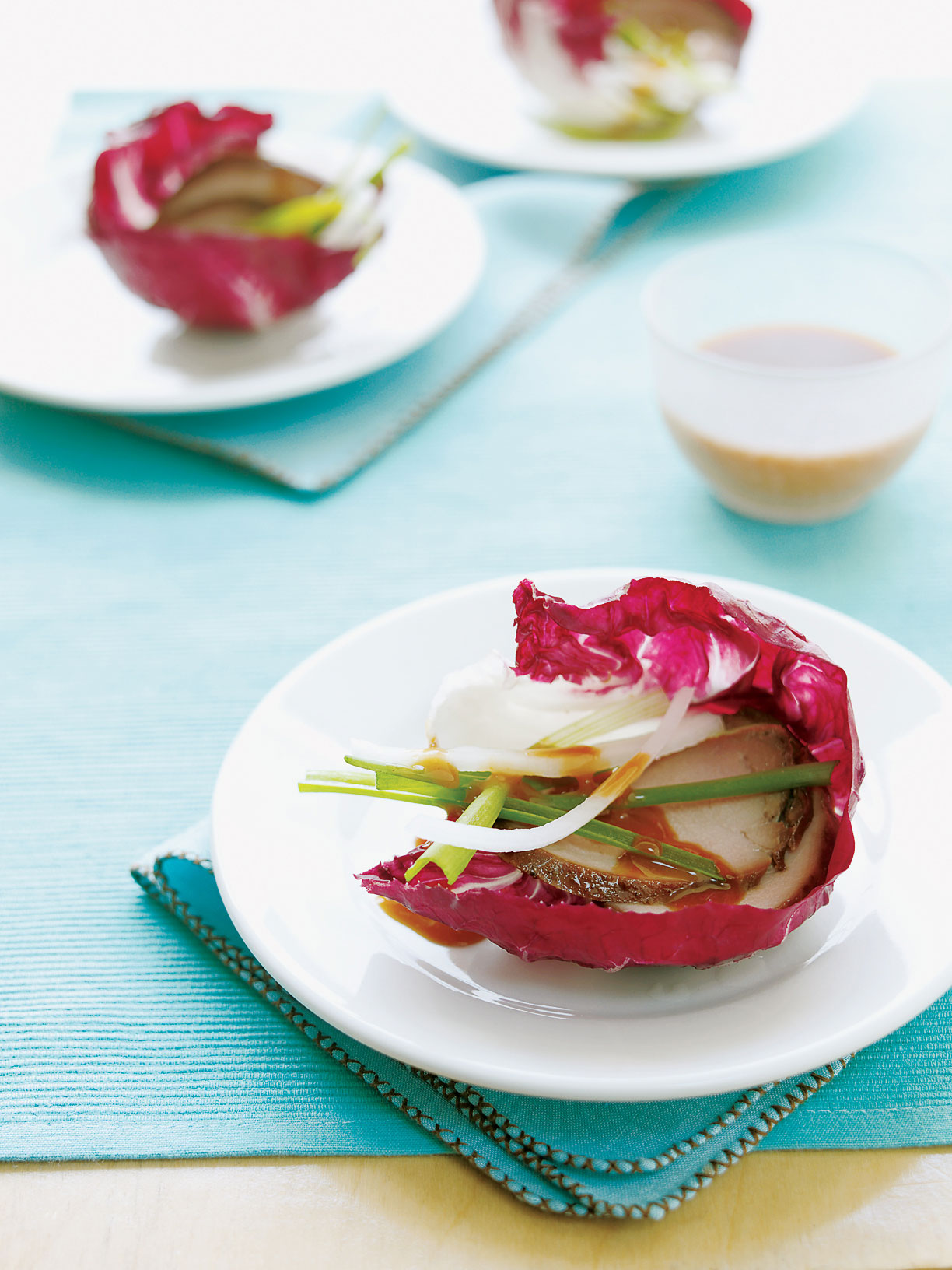 chinese-pork-radicchio-wraps-with-hot-sweet-dipping-sauce