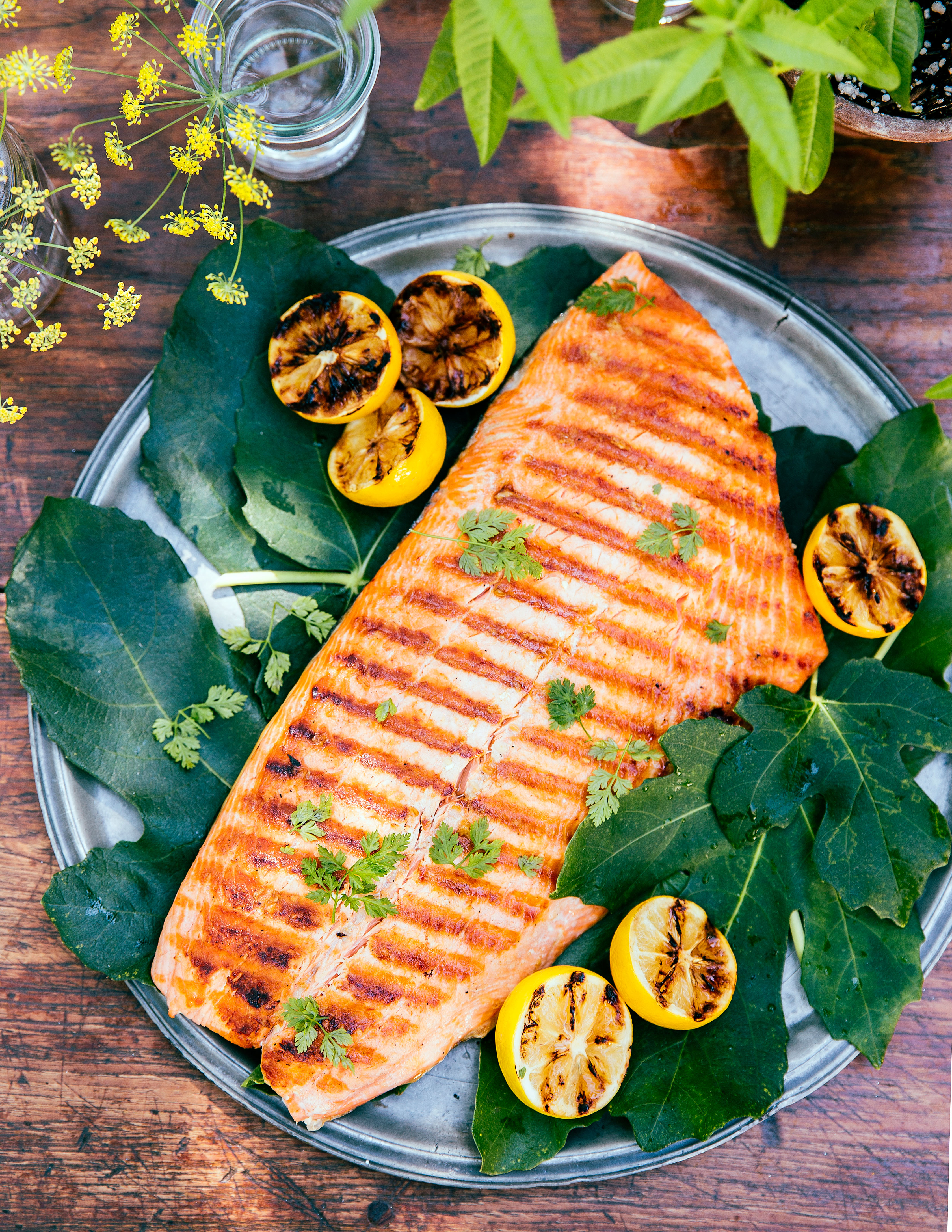 grilled-salmon-with-caramelized-lemons