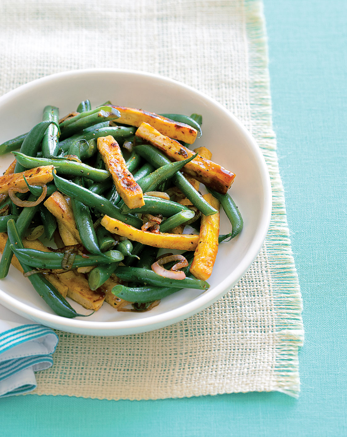 black-pepper-tofu-and-green-beans