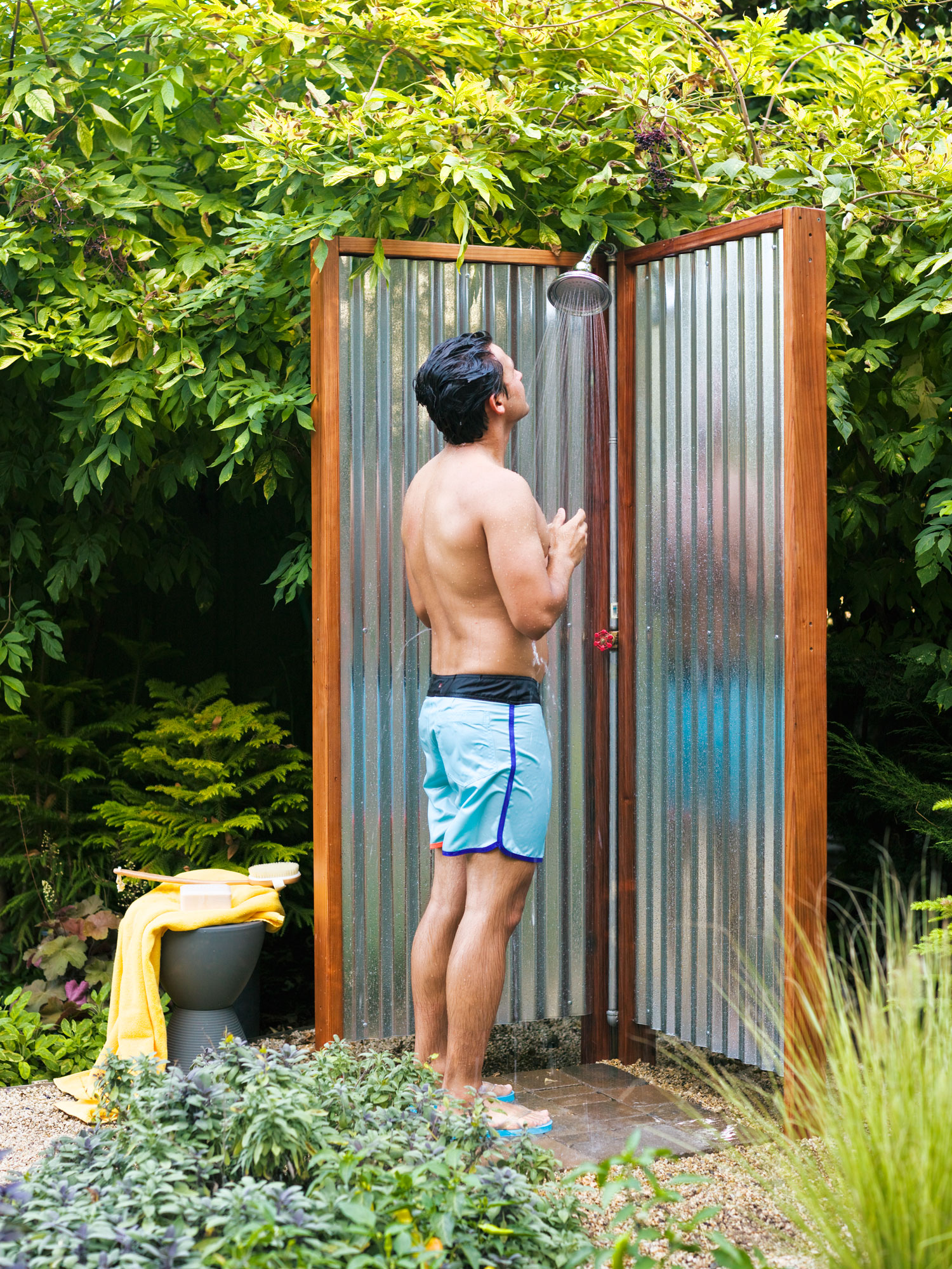 Make Your Own Outdoor Shower