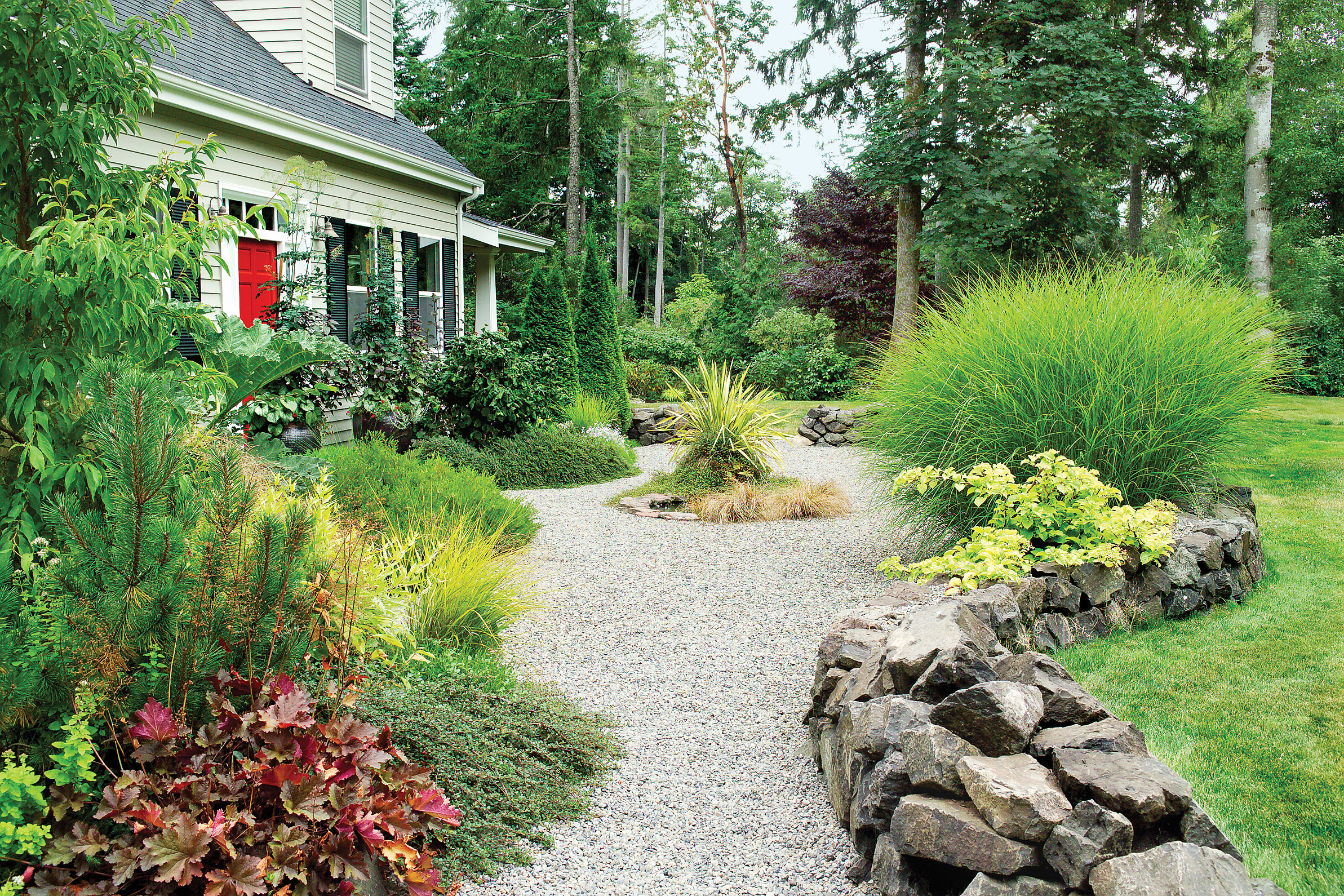 Landscaping with Gravel - Sunset Magazine