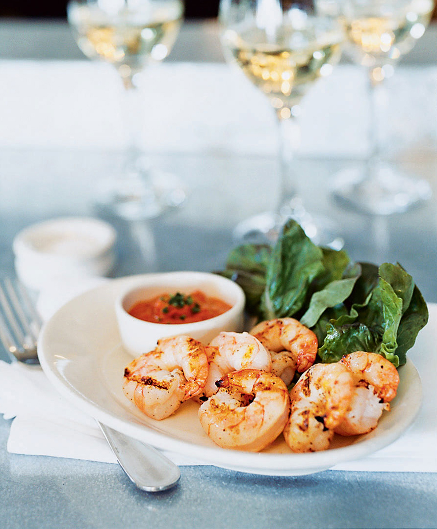 grilled-shrimp-with-romesco-sauce