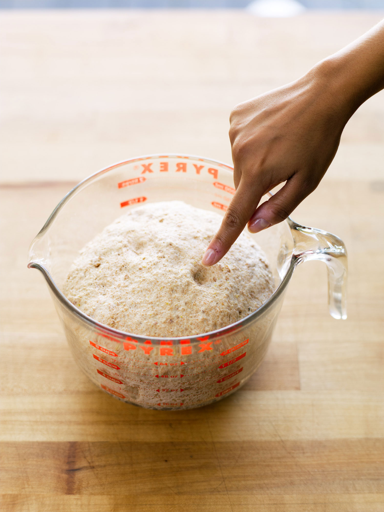 how to make wheat bread loaf at home