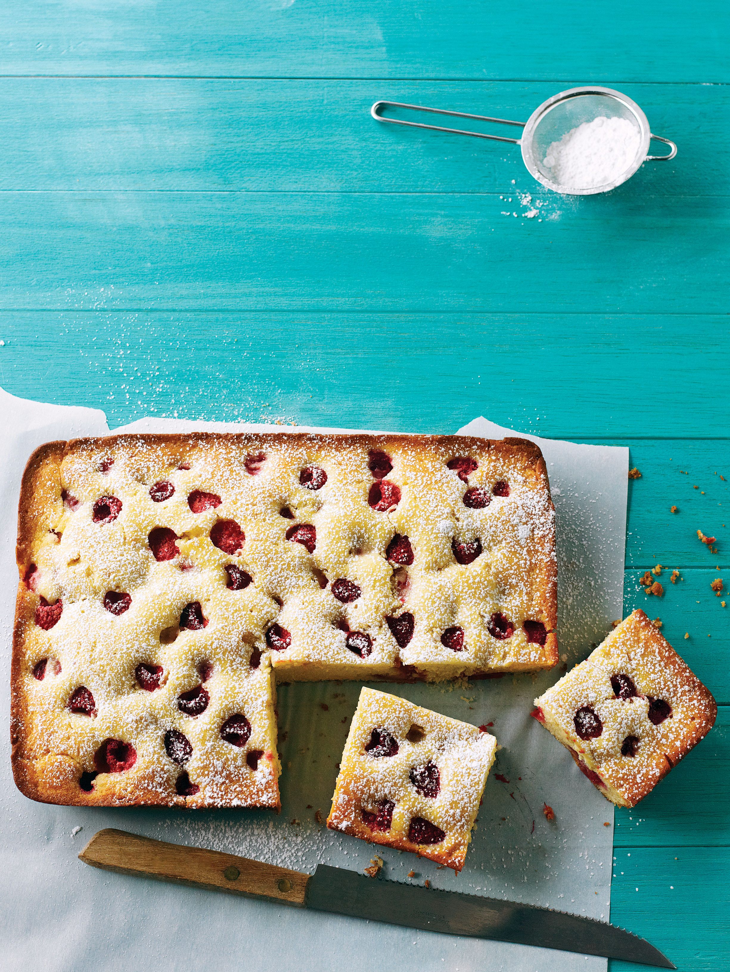 Buttery Raspberry Lemon Cake