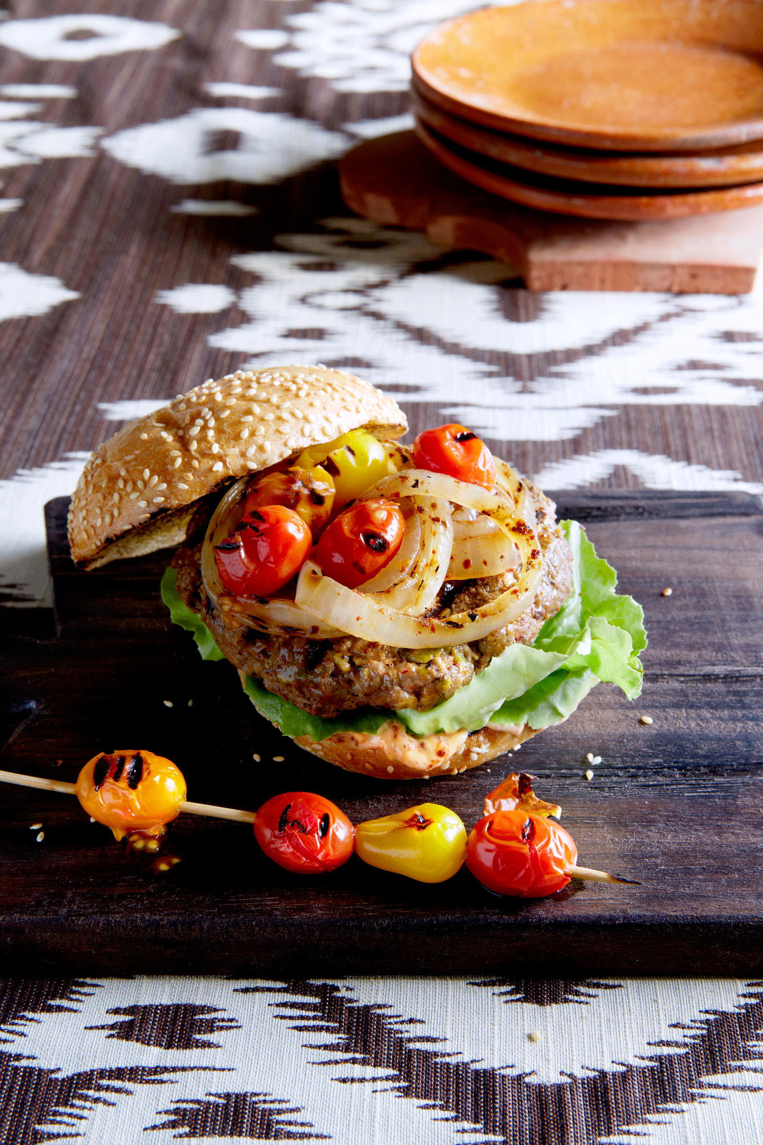 pistachio-lamb-and-beef-burgers