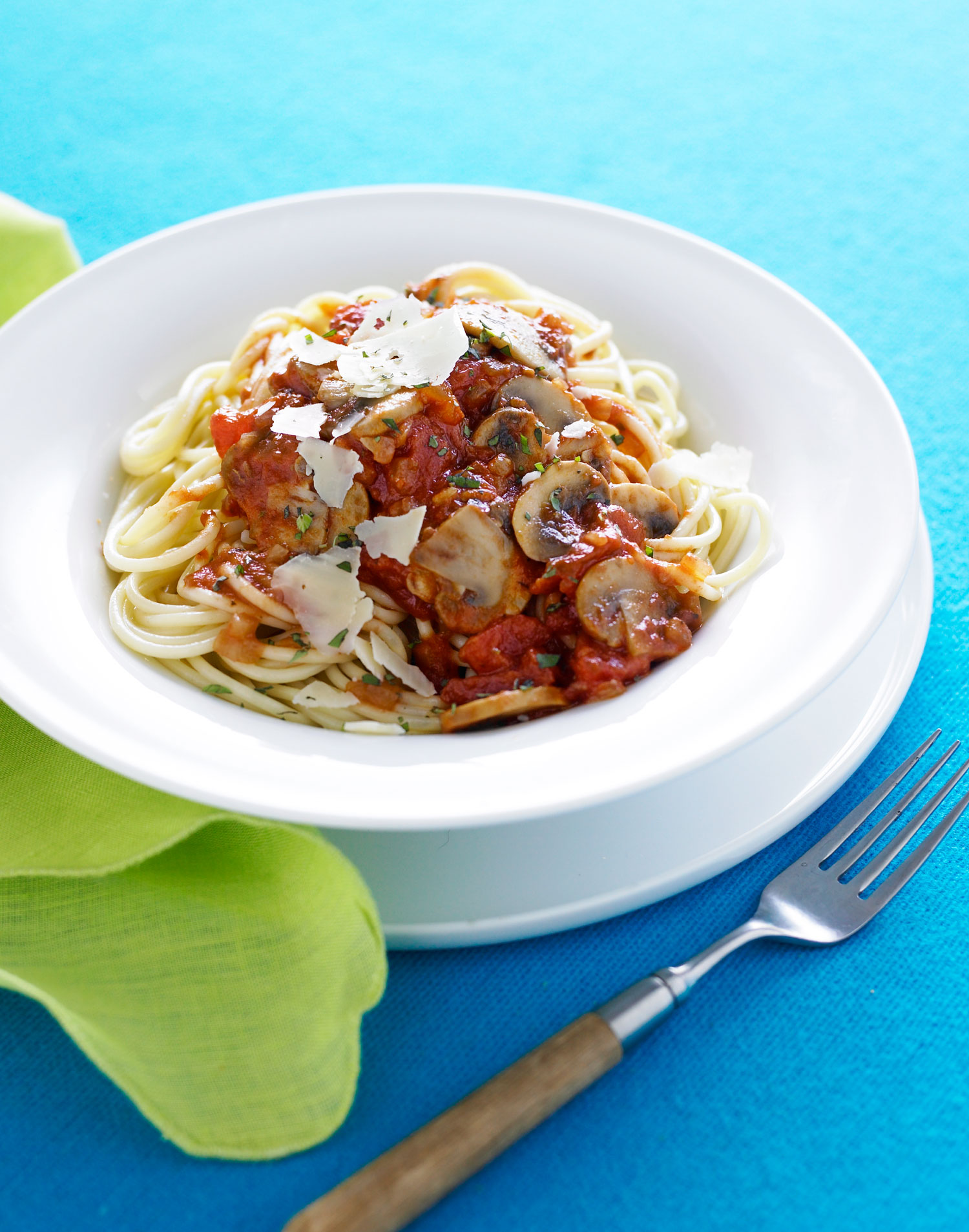 mushroom-herb-spaghetti