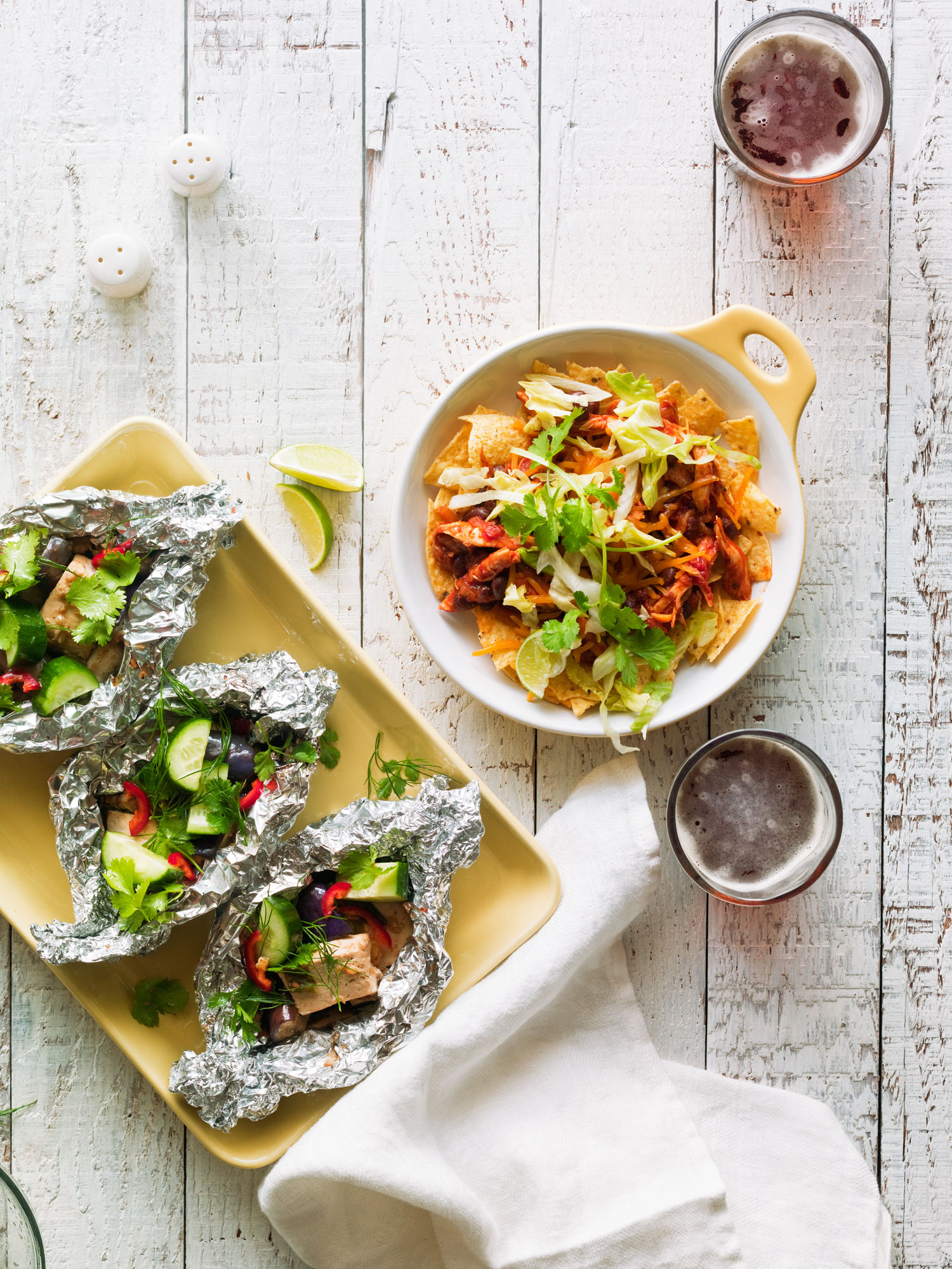 chicken-enchilada-nacho-bowls
