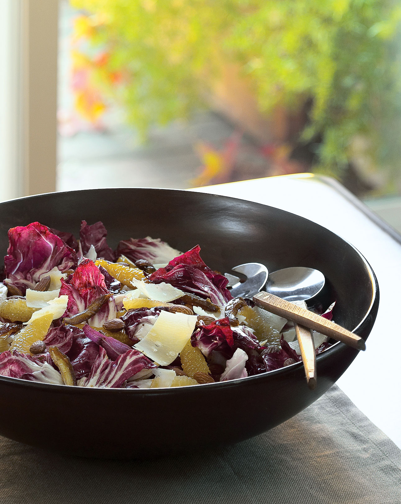 radicchio-salad-with-citrus-dates-almonds-and-parmesan-cheese