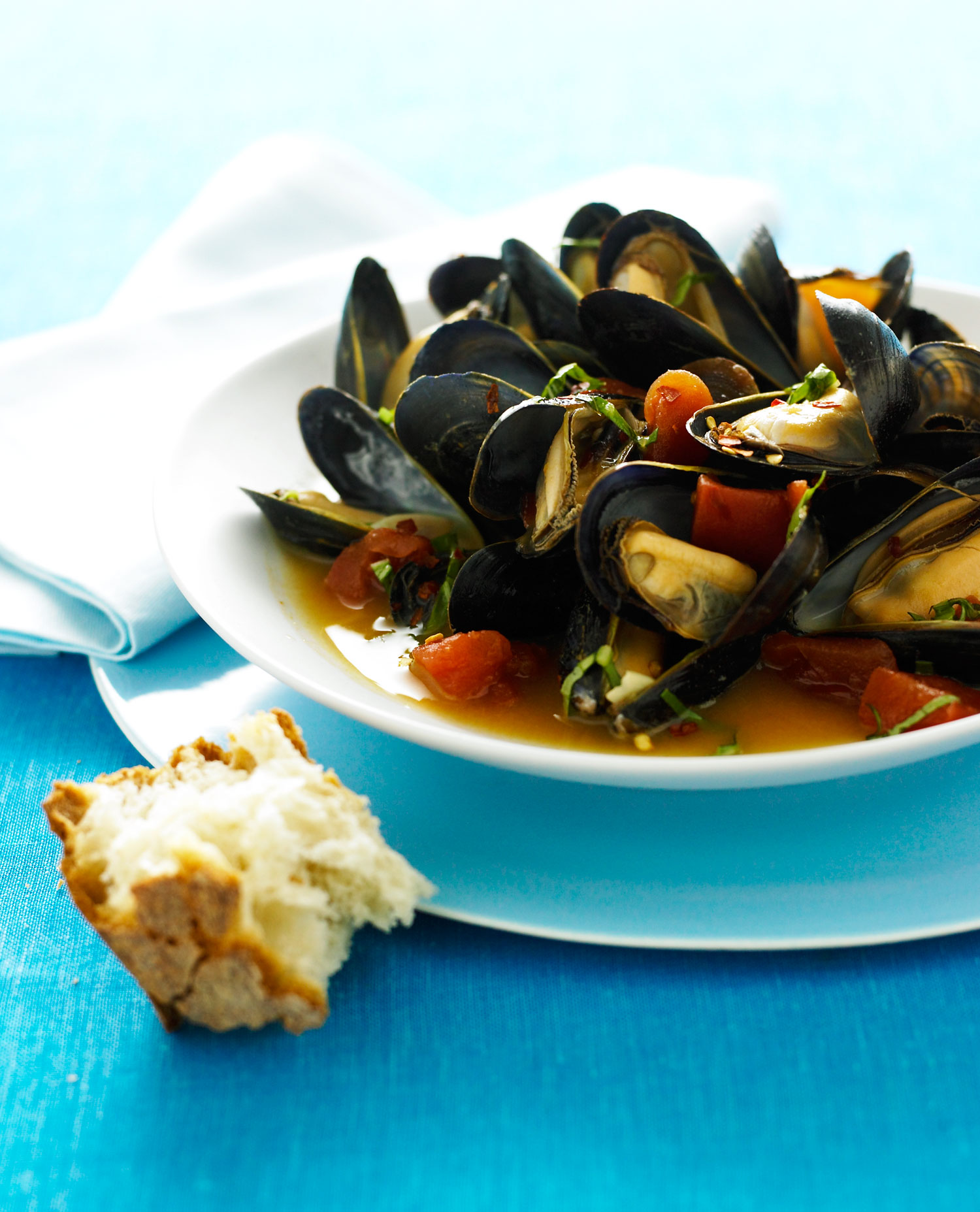 Orange and Basil Mussels (0410)