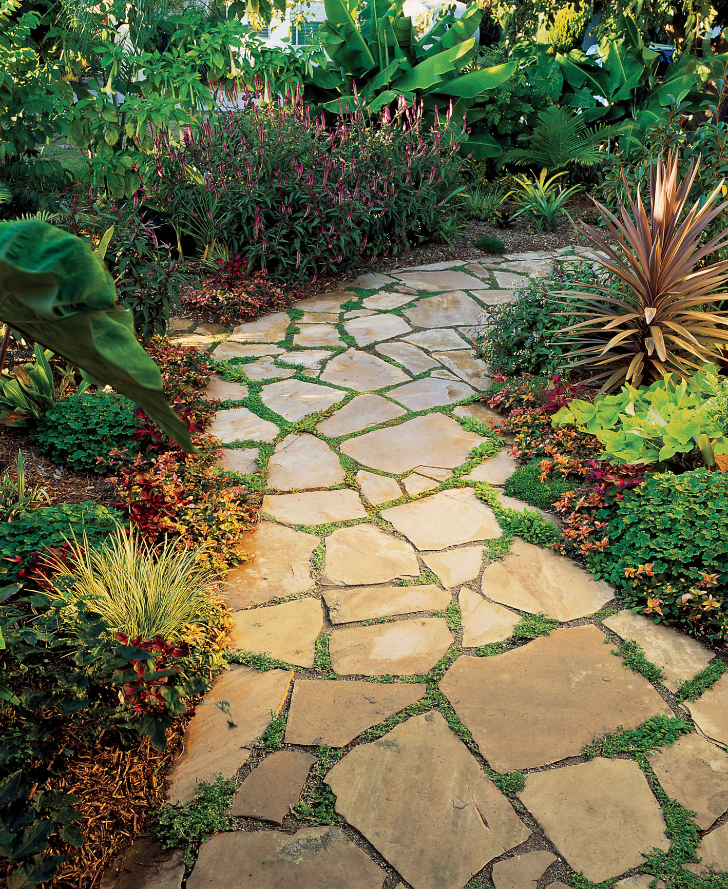 dry laid flagstone patio